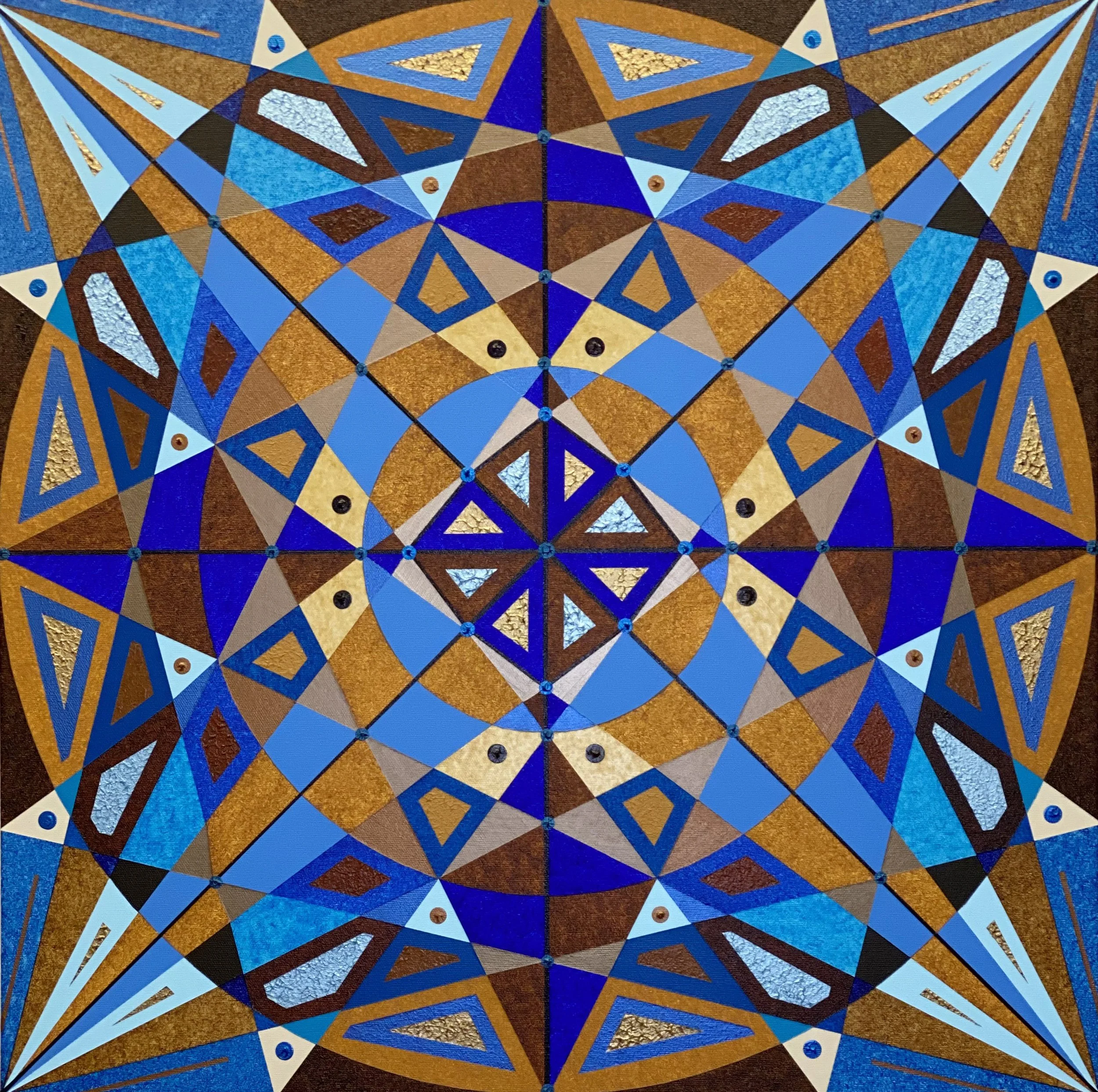 "Four Directions" 3/25, 22 in x 22 in