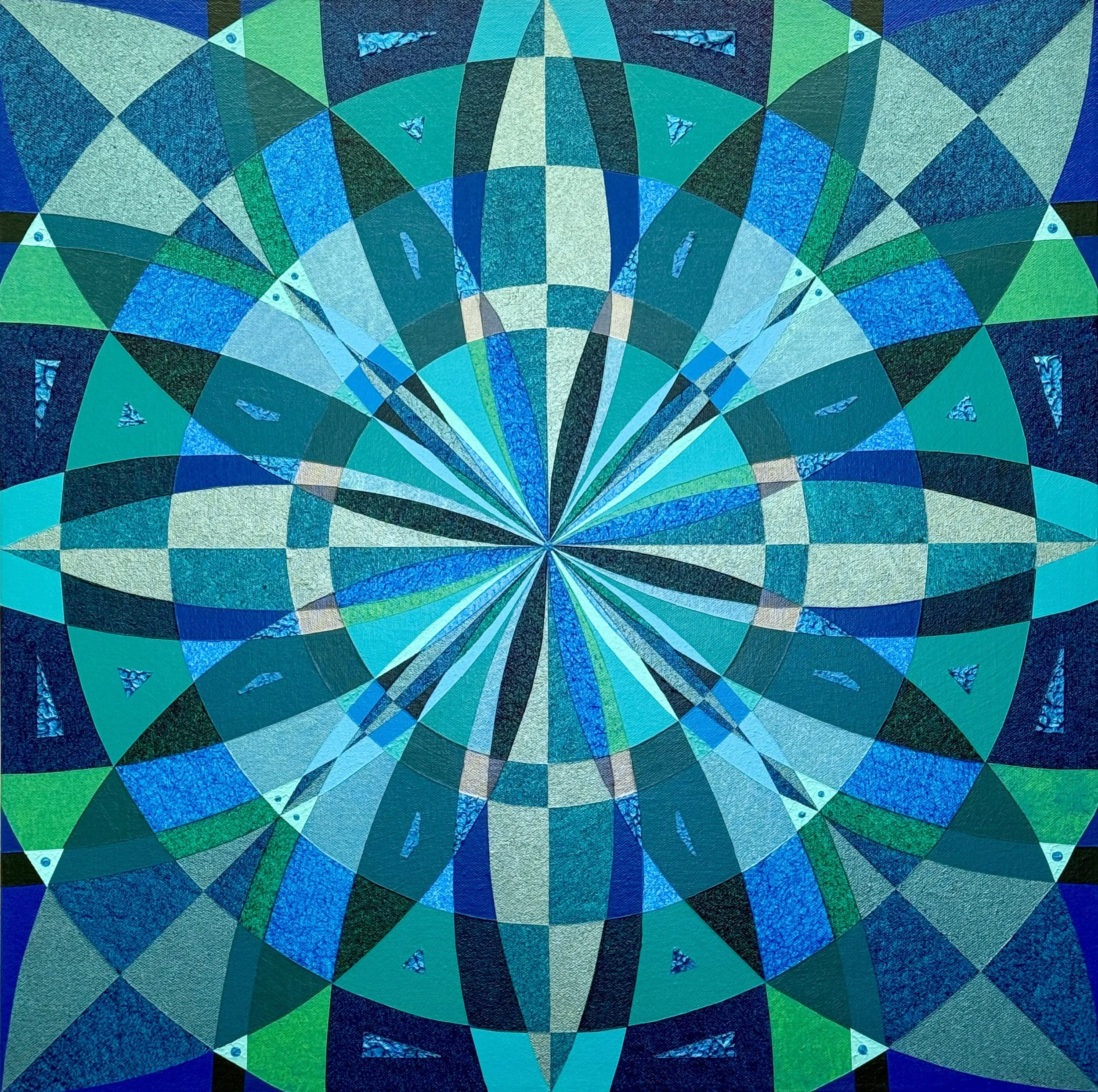 "Ocean Flower", 11/25, 22 in x 22 in