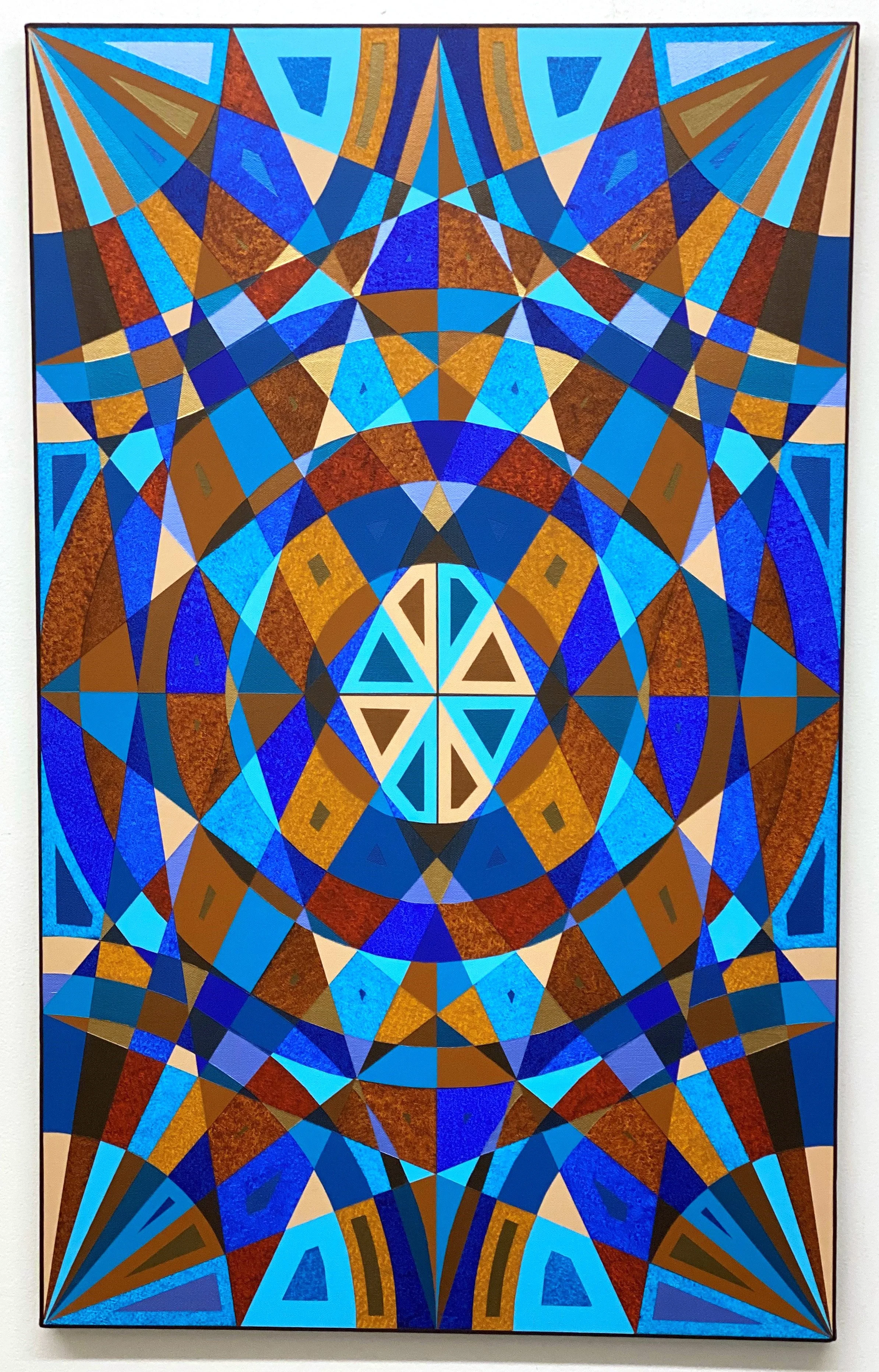 "Rhapsody in Blues and Browns", 3/2023, 21 in x 34 in