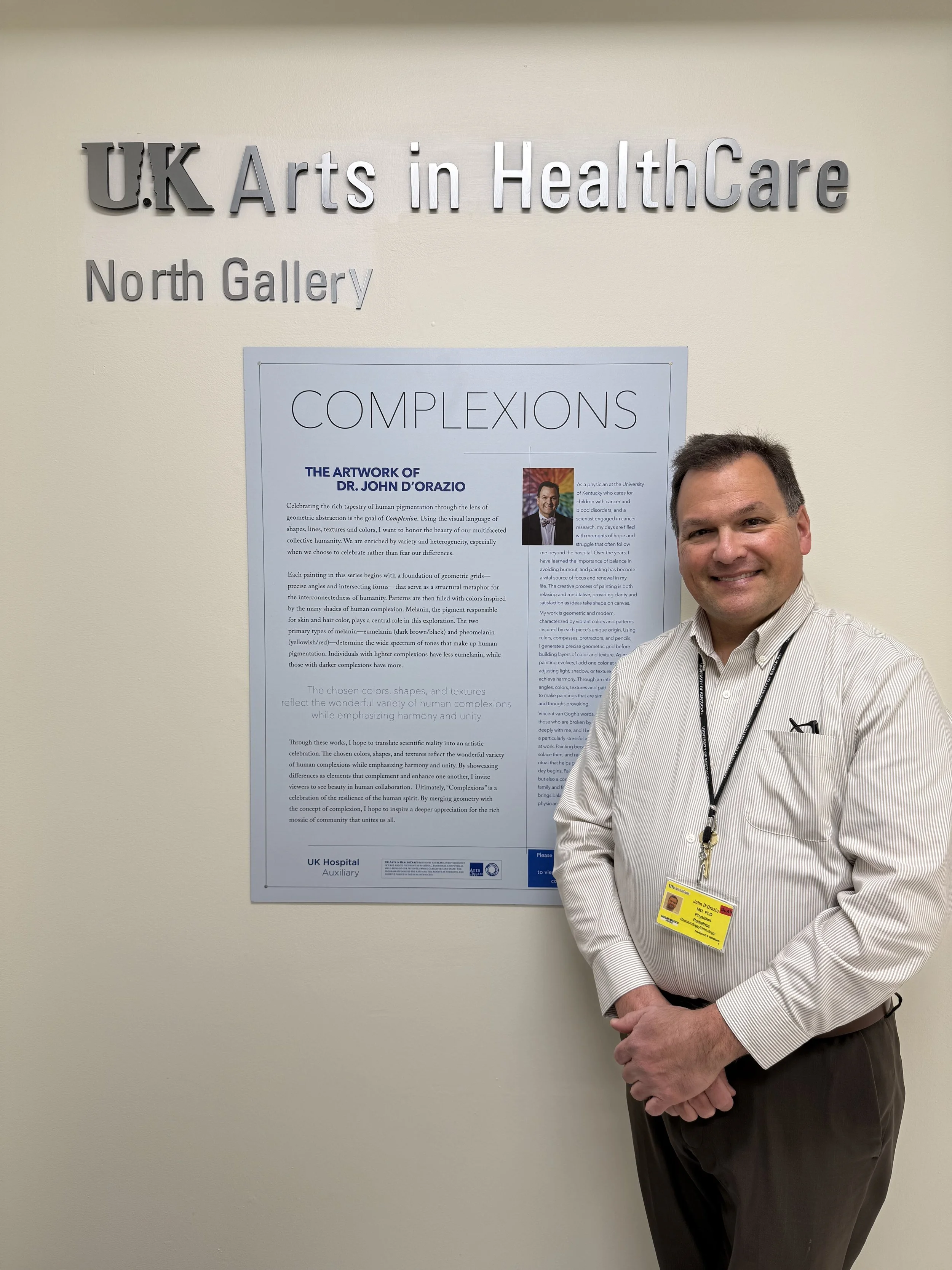 Complexions Exhibition at UK HealthCare, North Gallery, Winter 2025-26
