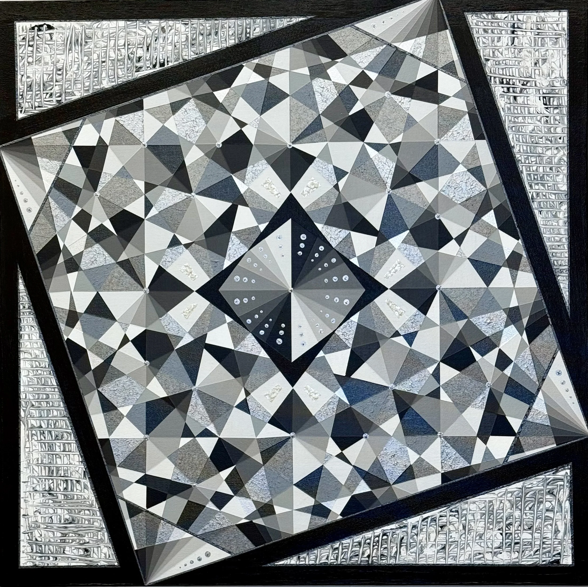 "From Chaos,Order," 2/2026, 24 in x 24 in. 