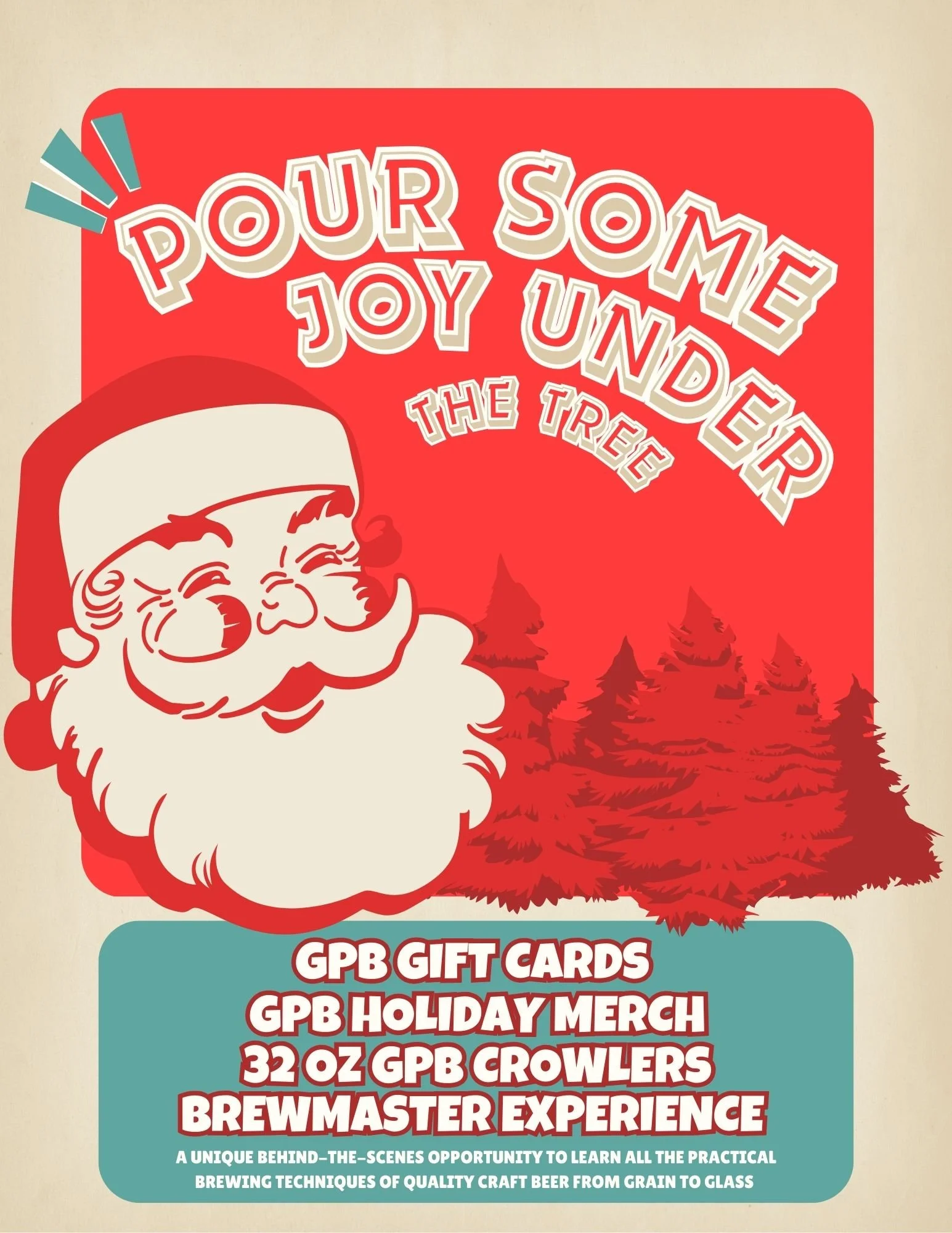 Get Your Last Minute Gifts at Glover Park Brewery! Pizza by Fusco’s Food Truck!
