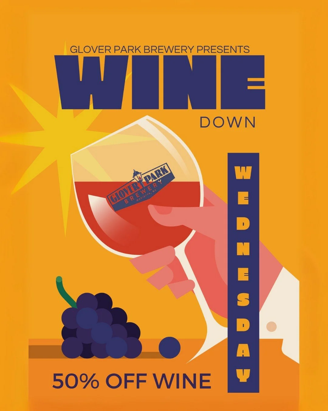 Join us for WINE DOWN WEDNESDAY and Pizza by Fusco’s Food Truck!
