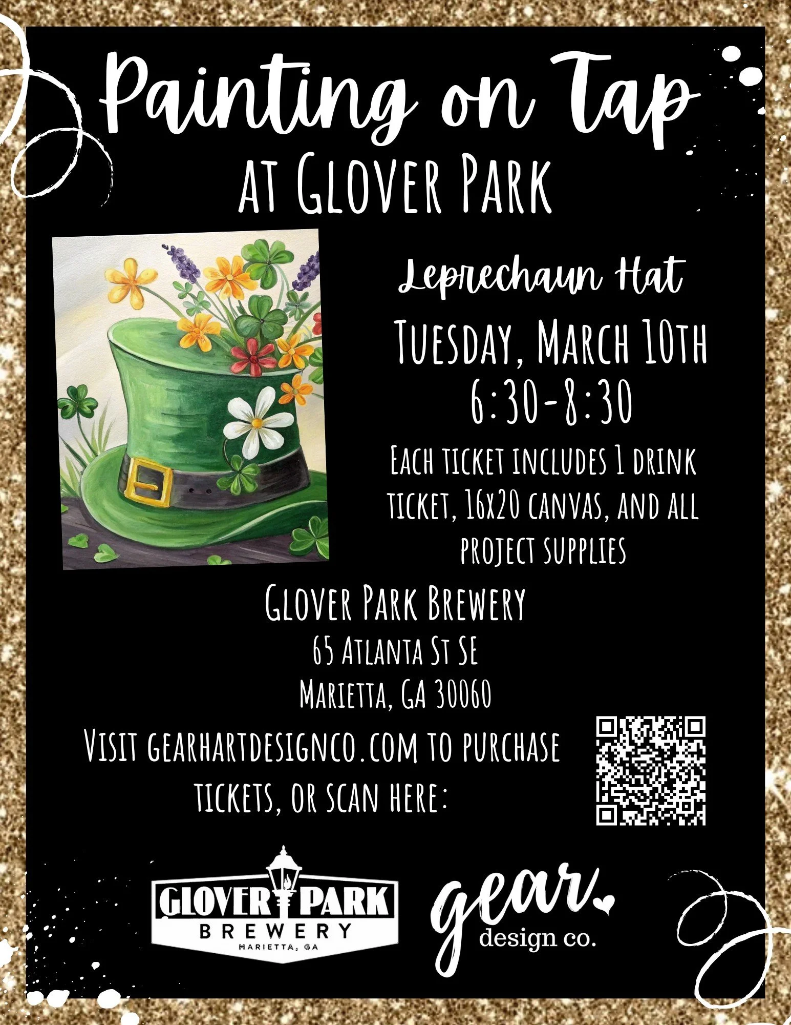 GPB Presents Paint N Sip with Gear Hart Designs and Pizza by Fusco’s Food Truck!