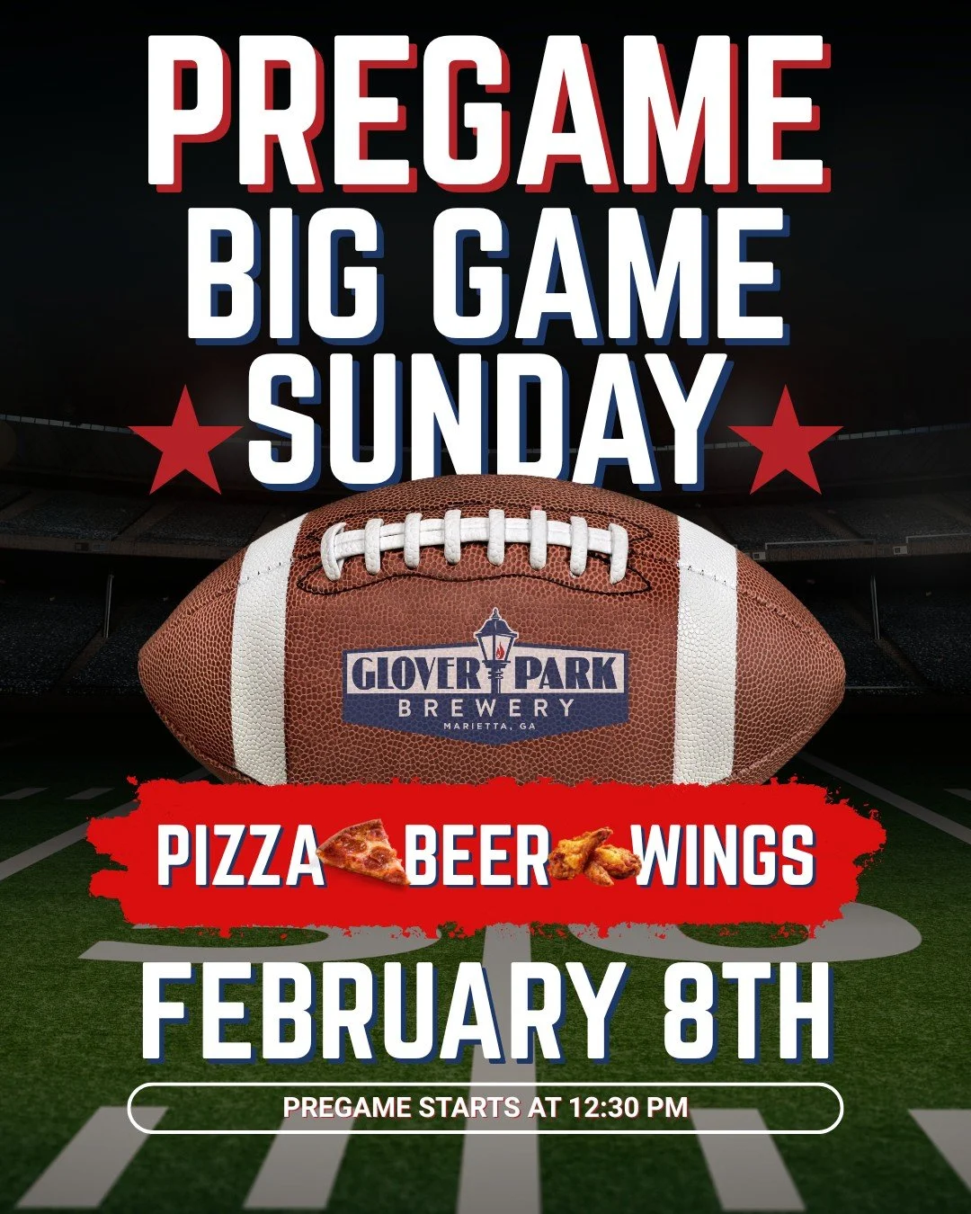 JOIN US FOR SUPERBOWL SUNDAY and Pizza by Fusco's Food Truck!