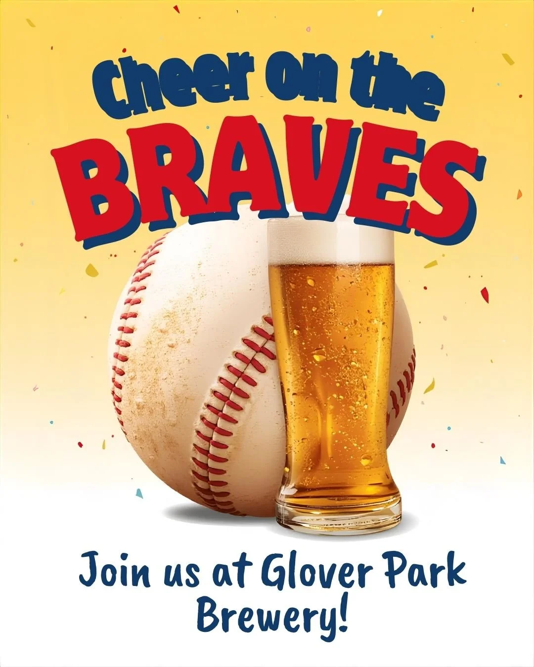 Cheer on the Braves with us, Funk it Friday and Pizza by Fusco’s Food Truck!