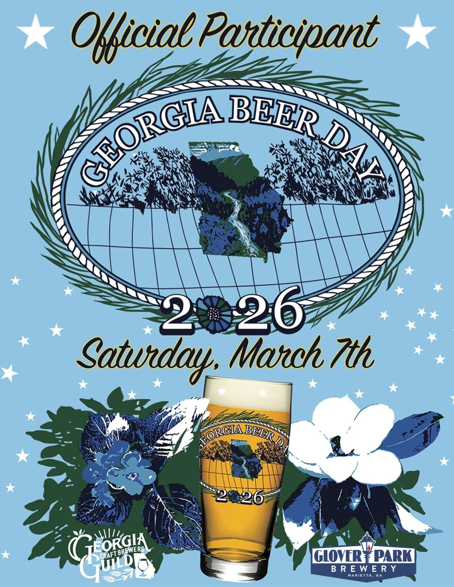 Join us for GEORGIA BEER DAY!  Marietta The Gathering Themed Cocktails and Pizza by Fusco's Food Truck!
