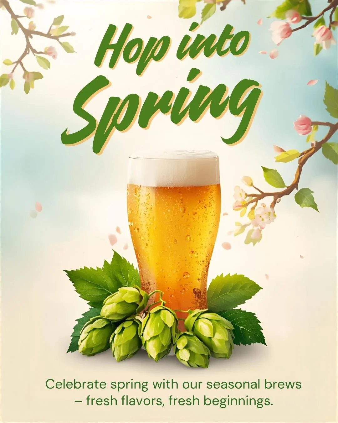 Hop into First Day of  Spring with us, Funk it Friday and Pizza by Fusco’s Food Truck!