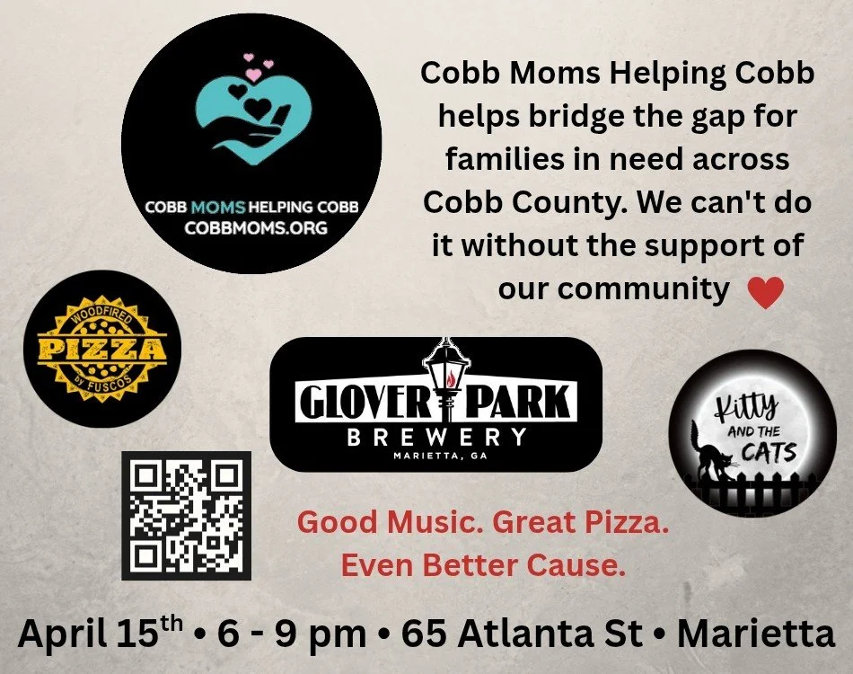 GPB Presents Charity Night with Cobb Moms Helping Moms, Wine Down Wednesday, and Pizza by Fusco's Food Truck!