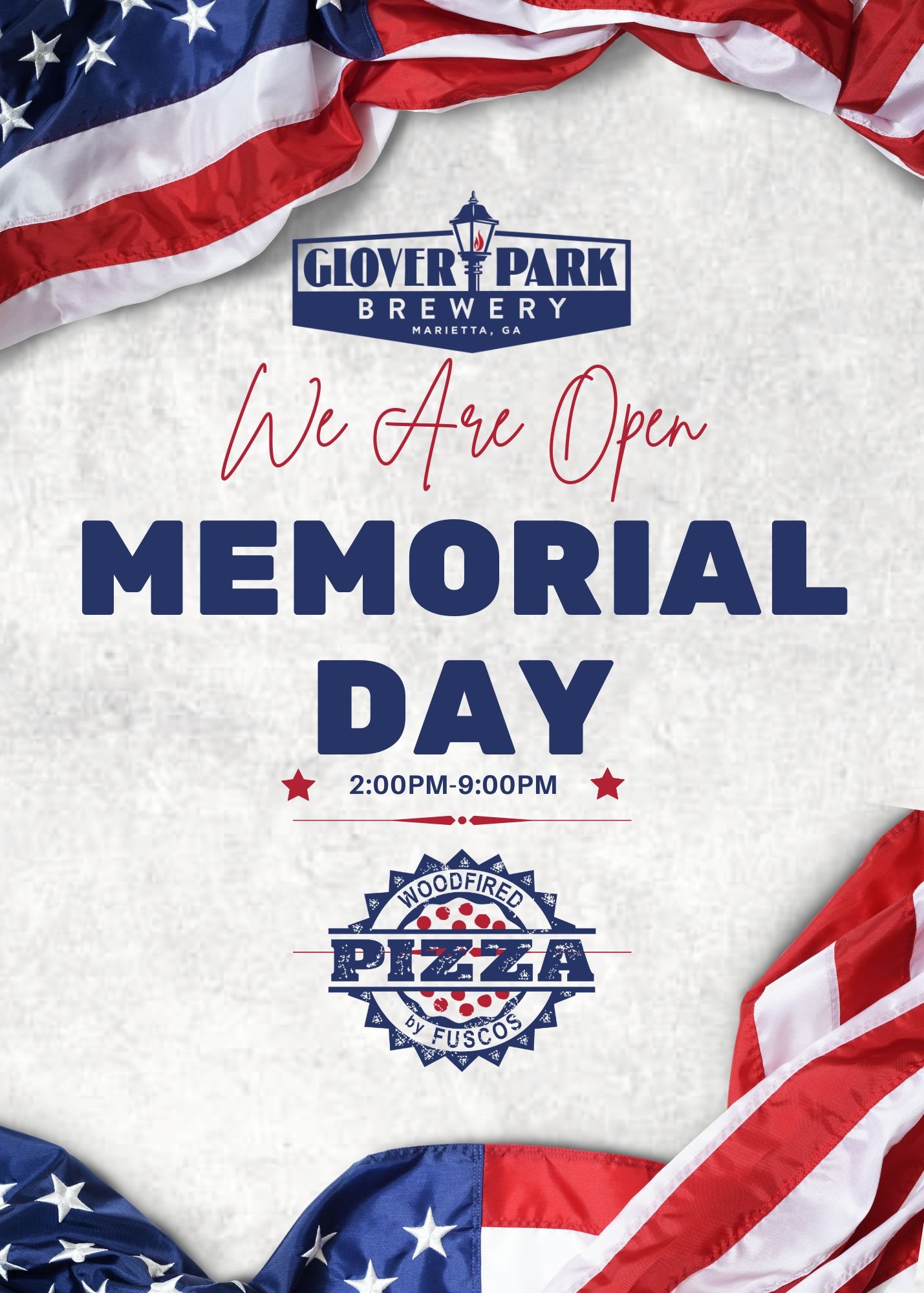 OPEN  with special hours!!