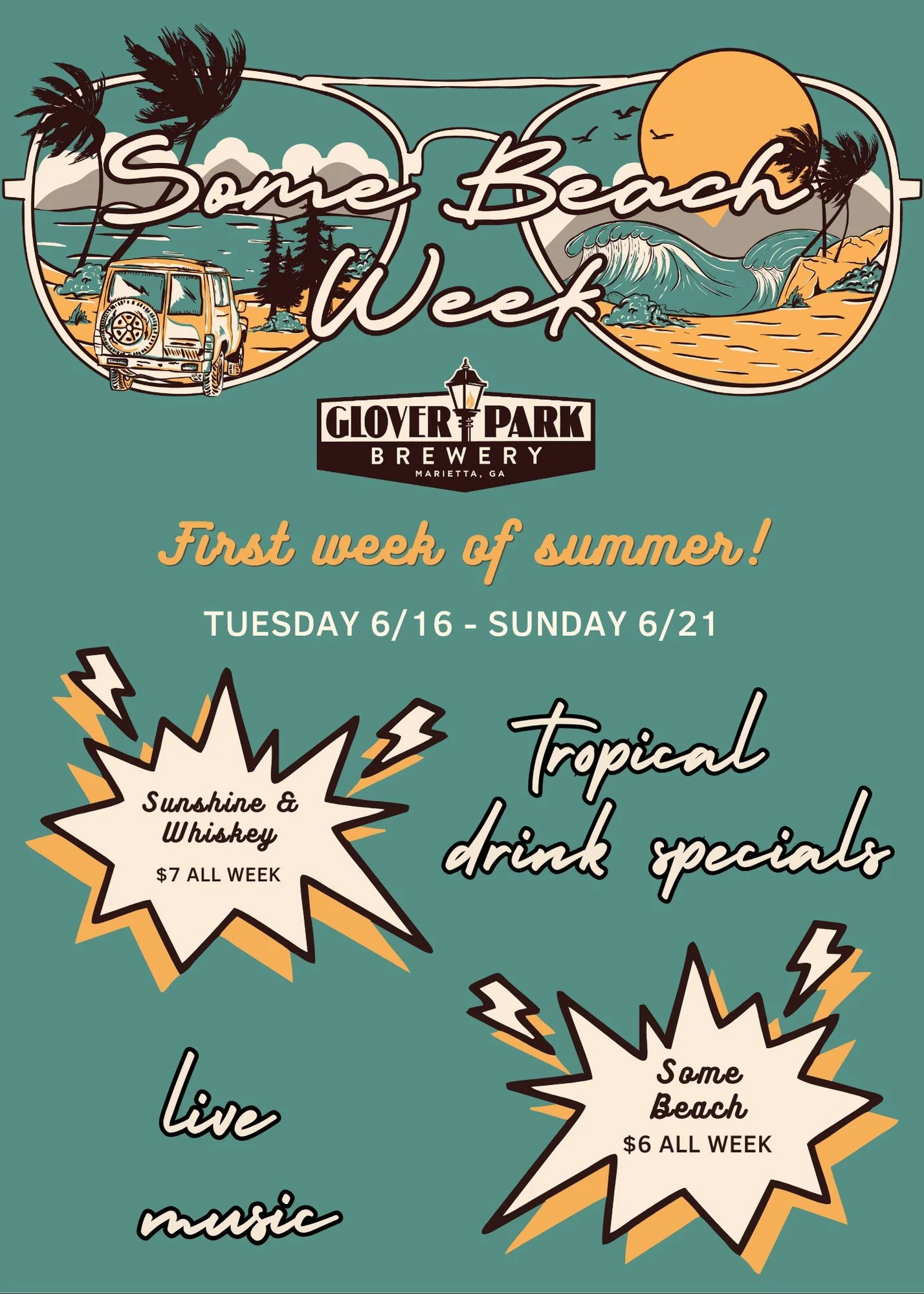 Join in the fun—SOME BEACH WEEK AT GPB, Pizza by Fusco's Food Truck!