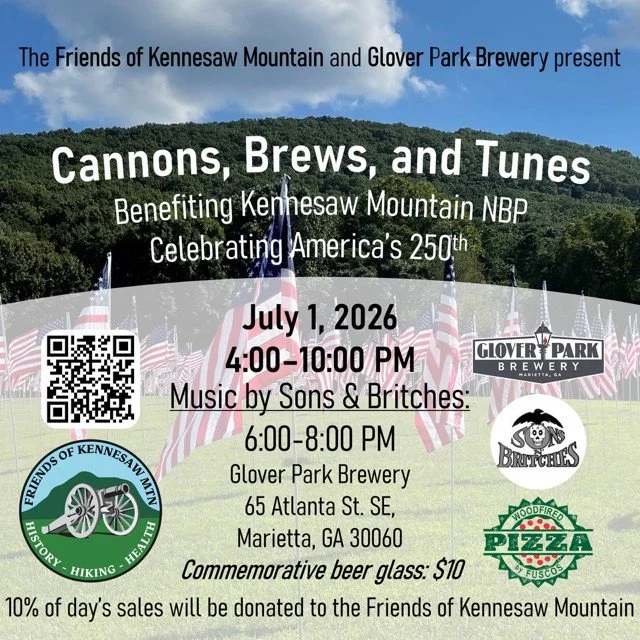 GPB Presents Give Back Night with Friends of Kennesaw Mountain, Wine Down Wednesday, Pizza by Fusco’s Food Truck!