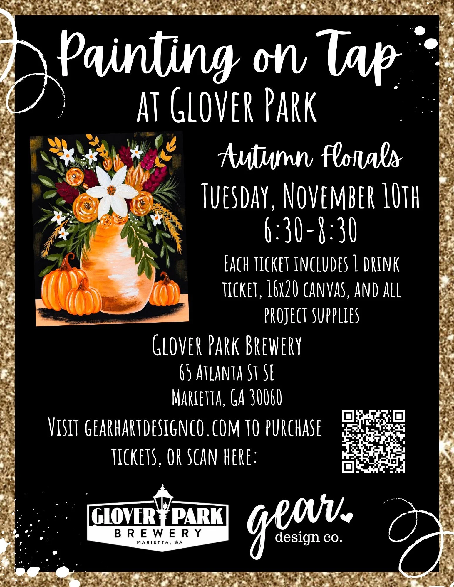 GPB Presents Paint N Sip with Gearhart Designs and Pizza by Fusco’s Food Truck!