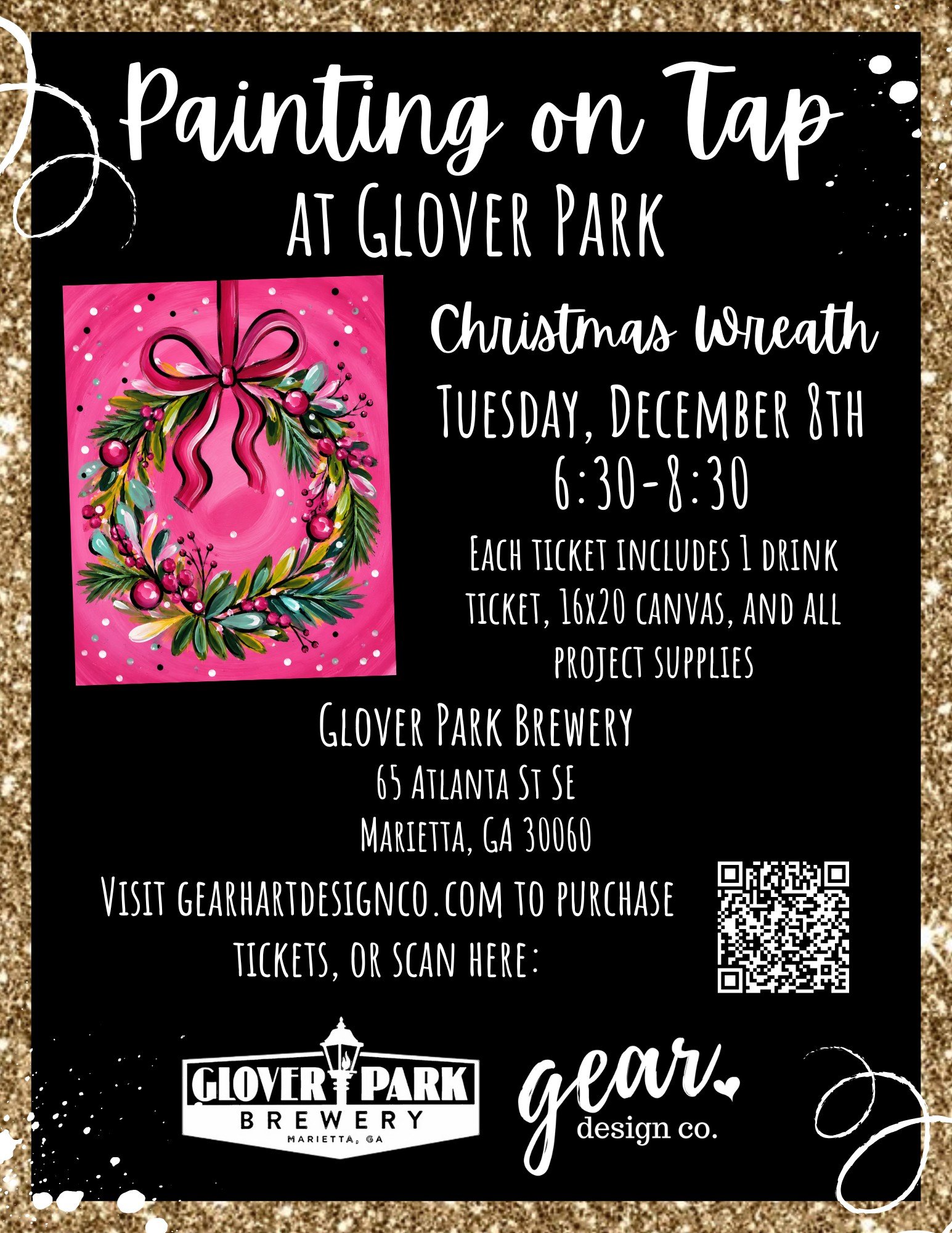 GPB Presents Paint N Sip with Gearhart Designs and Pizza by Fusco’s Food Truck! 
