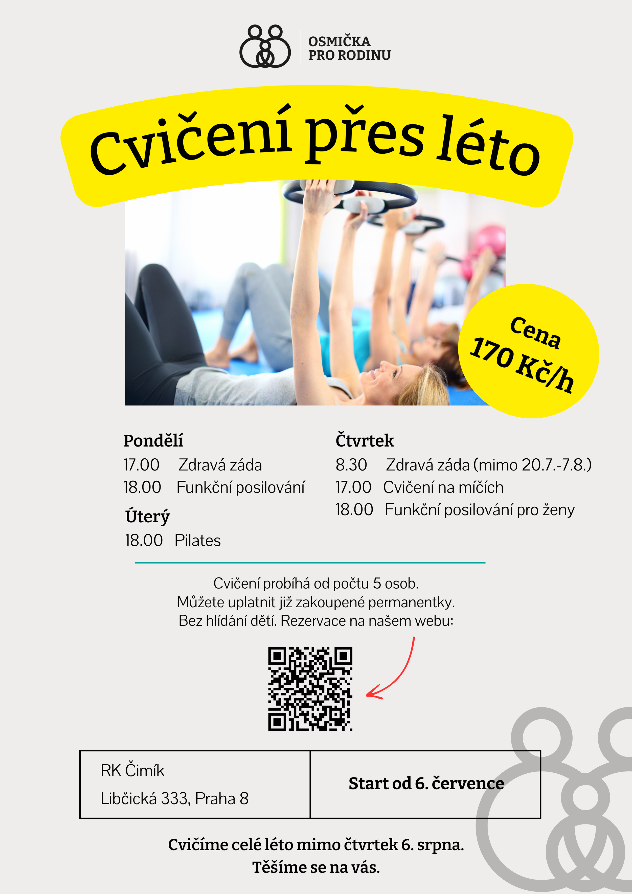 Protáhněte tělo a zabavte děti i během prázdnin
