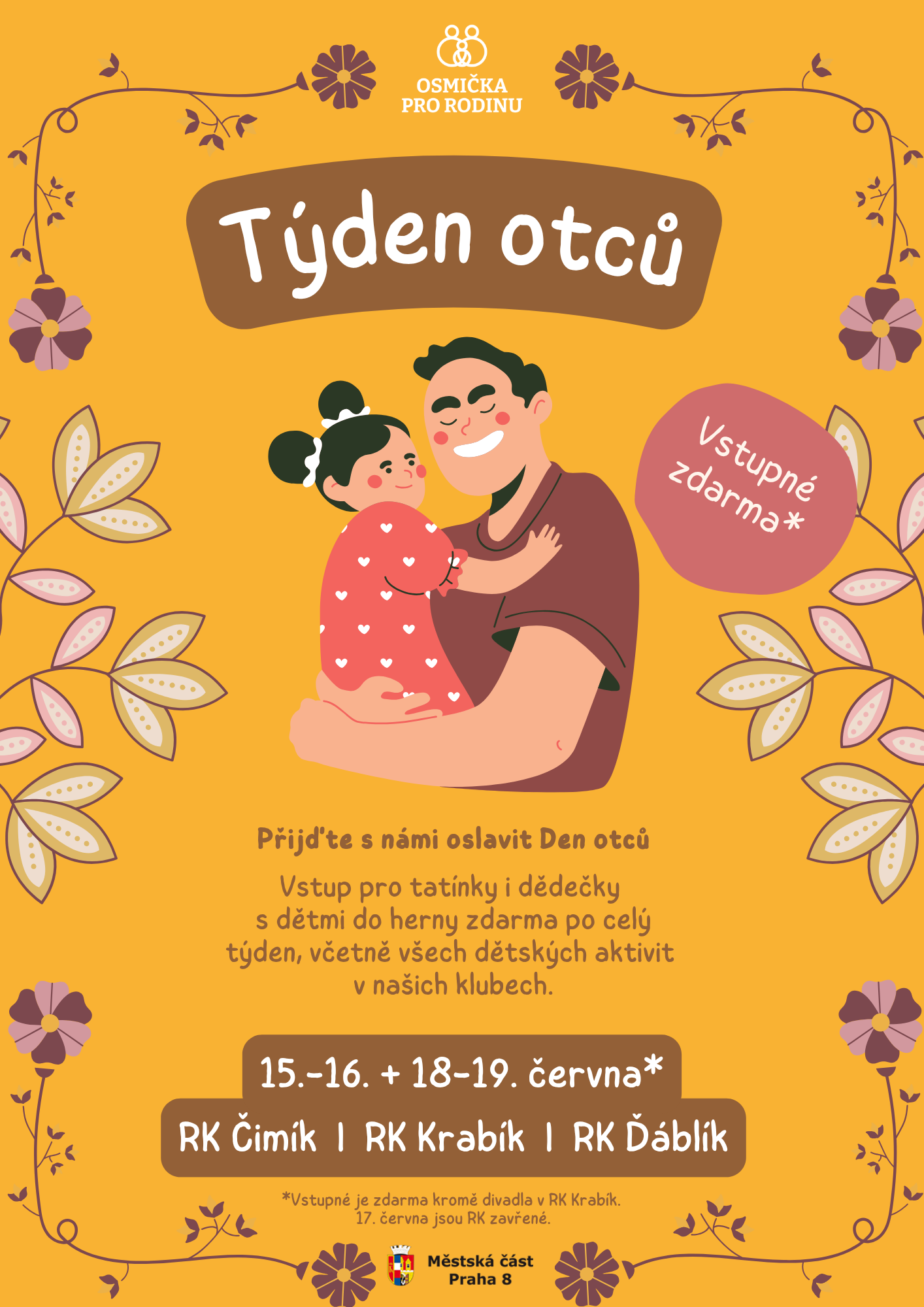 Týden otců: vstup zdarma