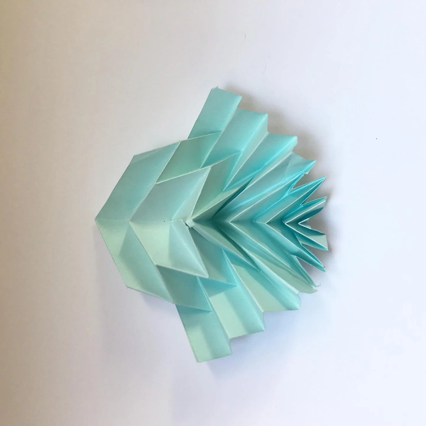 Origami explorations | iterations. 
1/.......