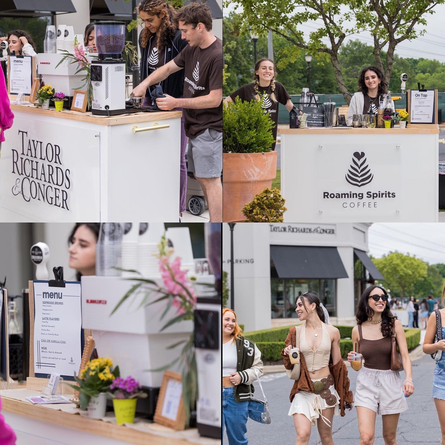 Reliving the moments from the Phillips Place Spring Market &amp; Shopping Stroll ☕️🌸🛍️ Sip, stroll, shop, repeat! The brew crew kept the crowd energized &amp; the caffeine flowing! Such a wonderful way to spend a spring Saturday! 📷 by @tristinnico
