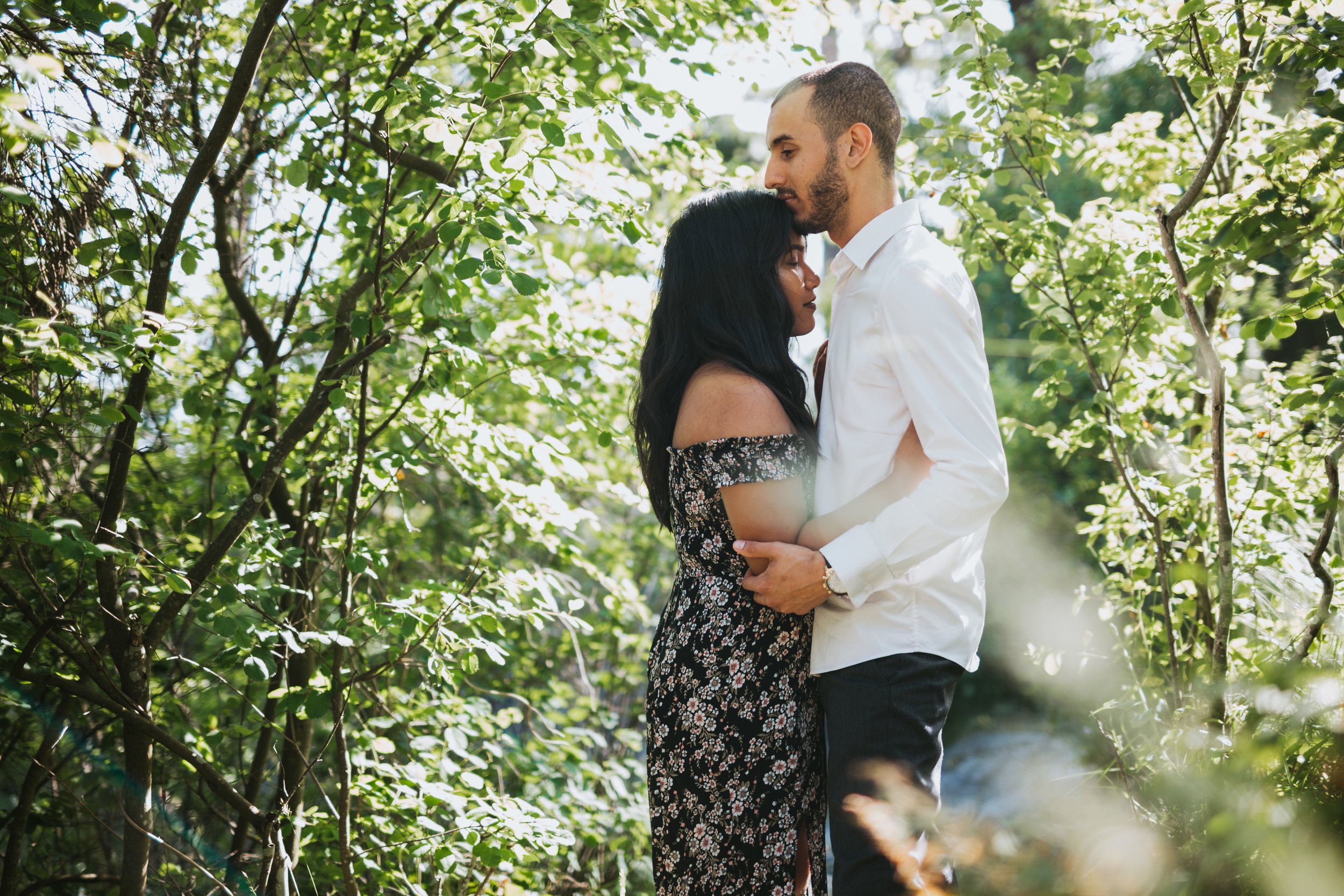 Boyfriend proposes to girlfriend at Whytecliff Park in West Vancouver