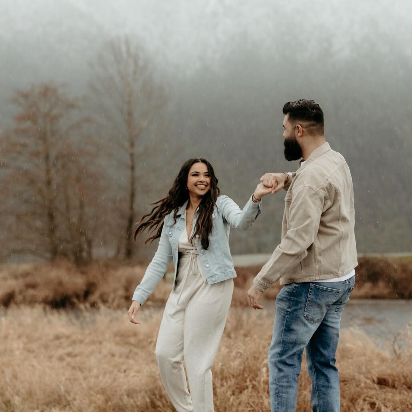 Hand in hand, they danced through rain and hail, the cold wind only drawing them closer as they kept each other warm.

#vancouverweddingphotographer #vancouverengagement #vancouverphotographer #vancouverwedding #engagementphotoshoot #pittmeadowsphoto