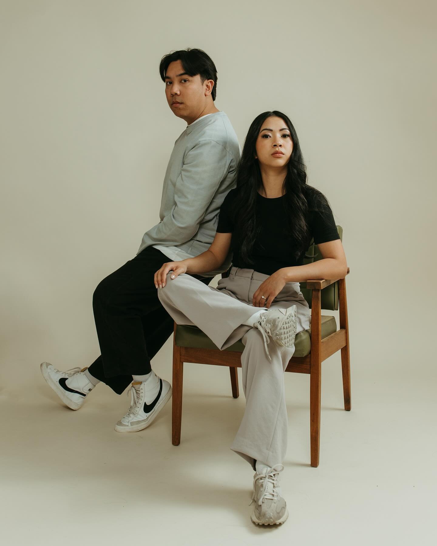 Couple session but make it a lookbook for a magazine 😉

It was super fun putting Carlo &amp; Nat&rsquo;s vision to life in my studio!