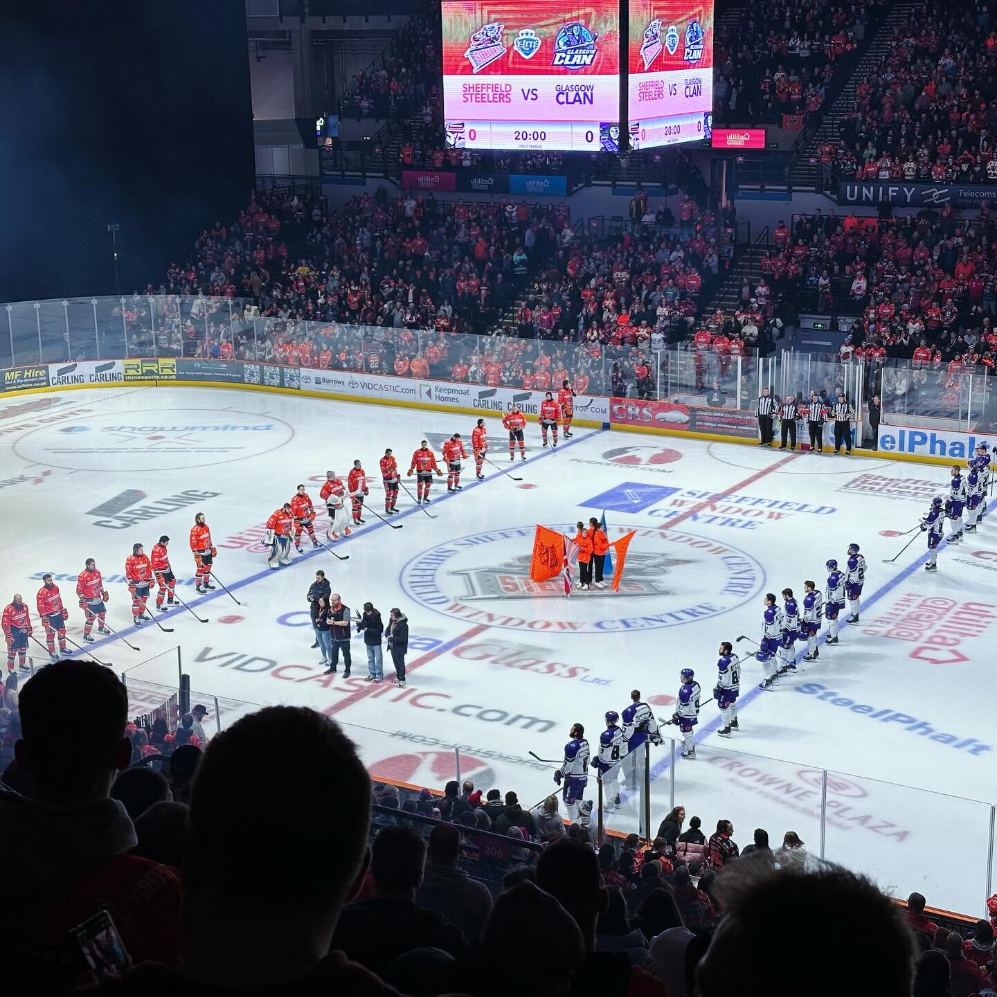 Sheffield Steelers 3 - 2 Glasgow Clan. We started strong with three goals in about thirteen minutes, then&hellip; nothing, until a fraction of a second after the final buzzer. Still, a W is a W!

#SheffieldSteelers #EIHL #Yorkshire