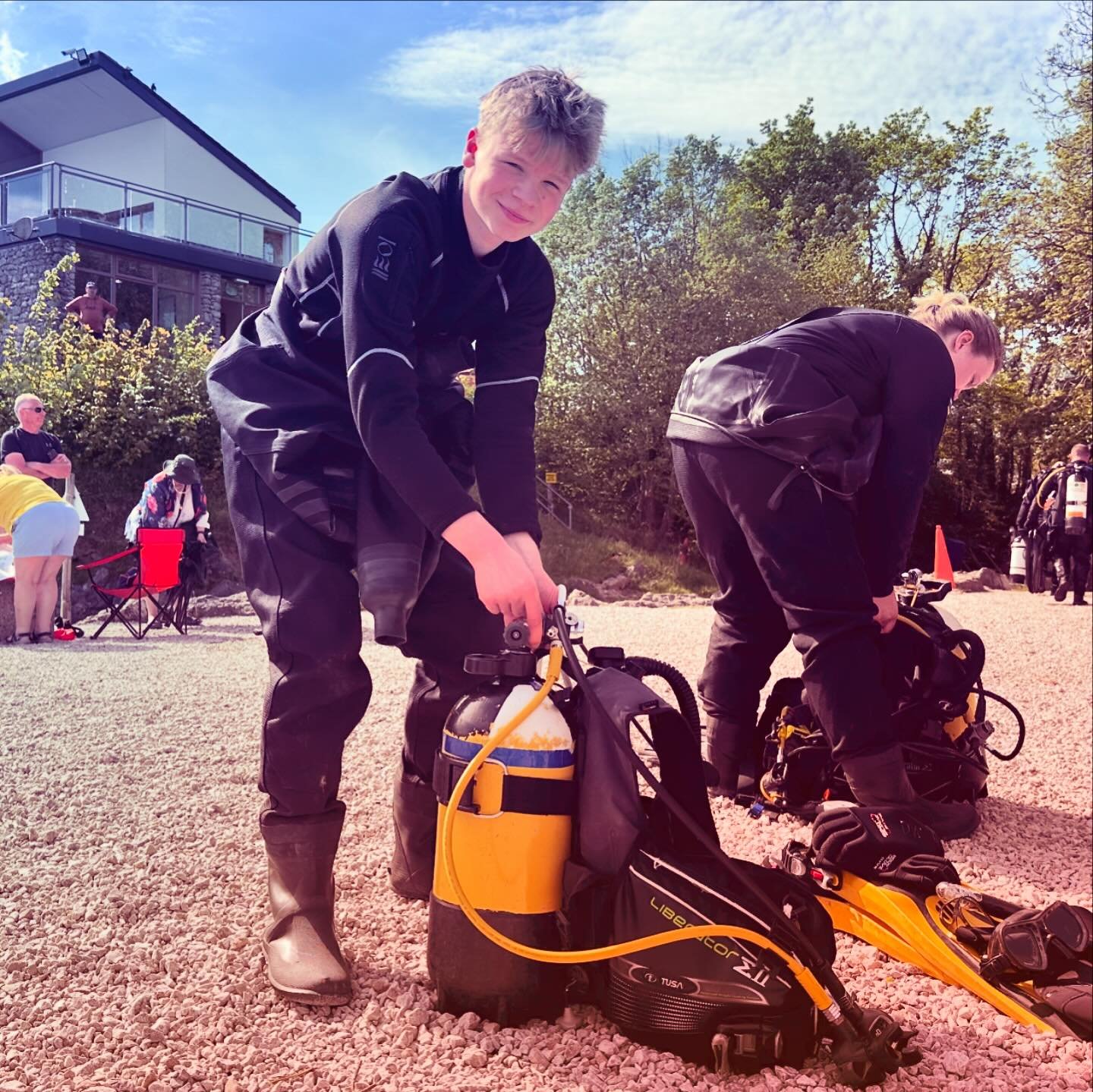 @joe_baaaarry - started his GCSEs last week and to throw in an extra challenge, he&rsquo;s doing his Open Water Certification this weekend! After a solid start, JKB is more than halfway through. The final push tomorrow.

#Scuba #ScubaDiver #PADI #Ope