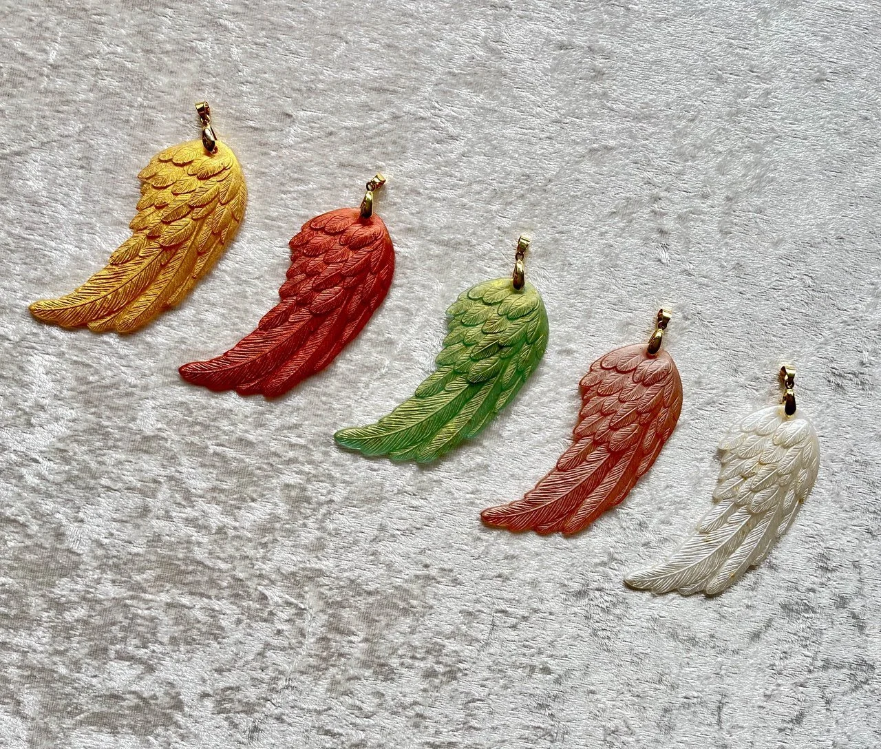 Orgonit Elfenflügel-Anhänger