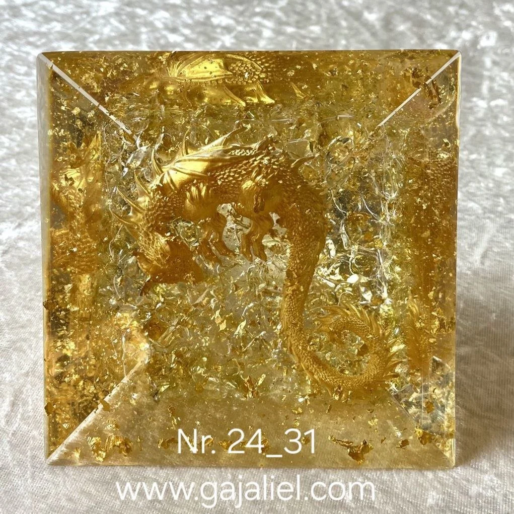 Orgonit "Anderswelten" Pyramiden - Drachen