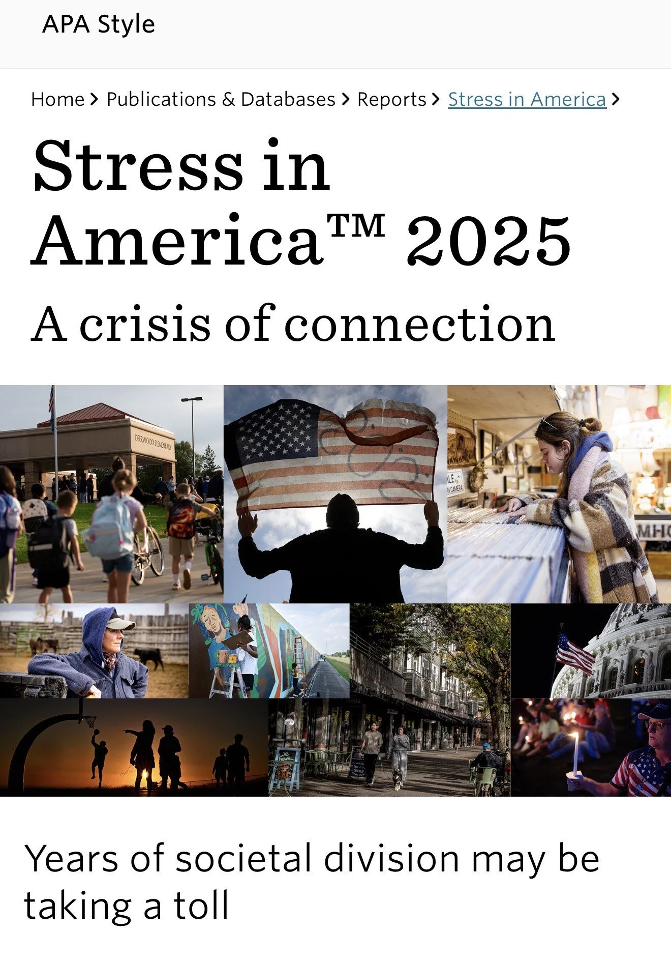 Stress in America™ 2025