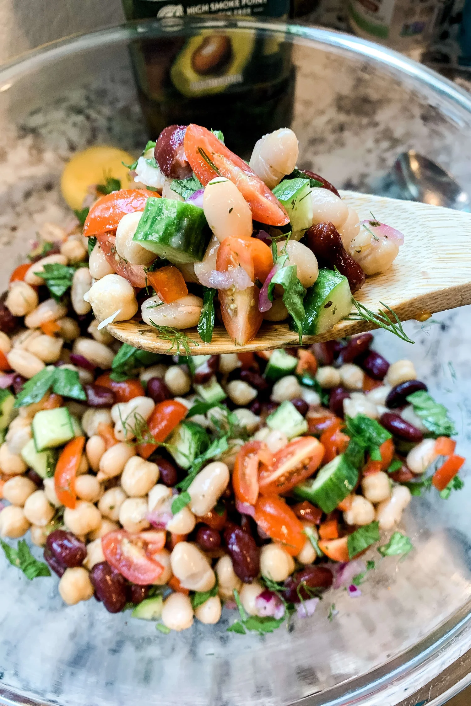 Healthy 3 Bean Vegan Salad Recipe — Daniel Fast Journey