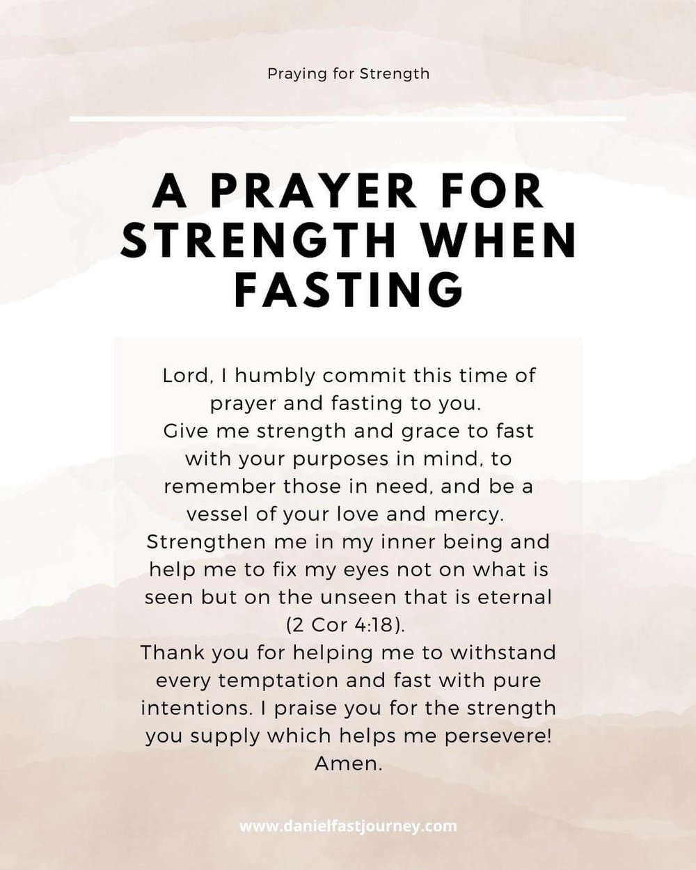 Praying for Strength 17 Powerful Prayers — Daniel Fast Journey