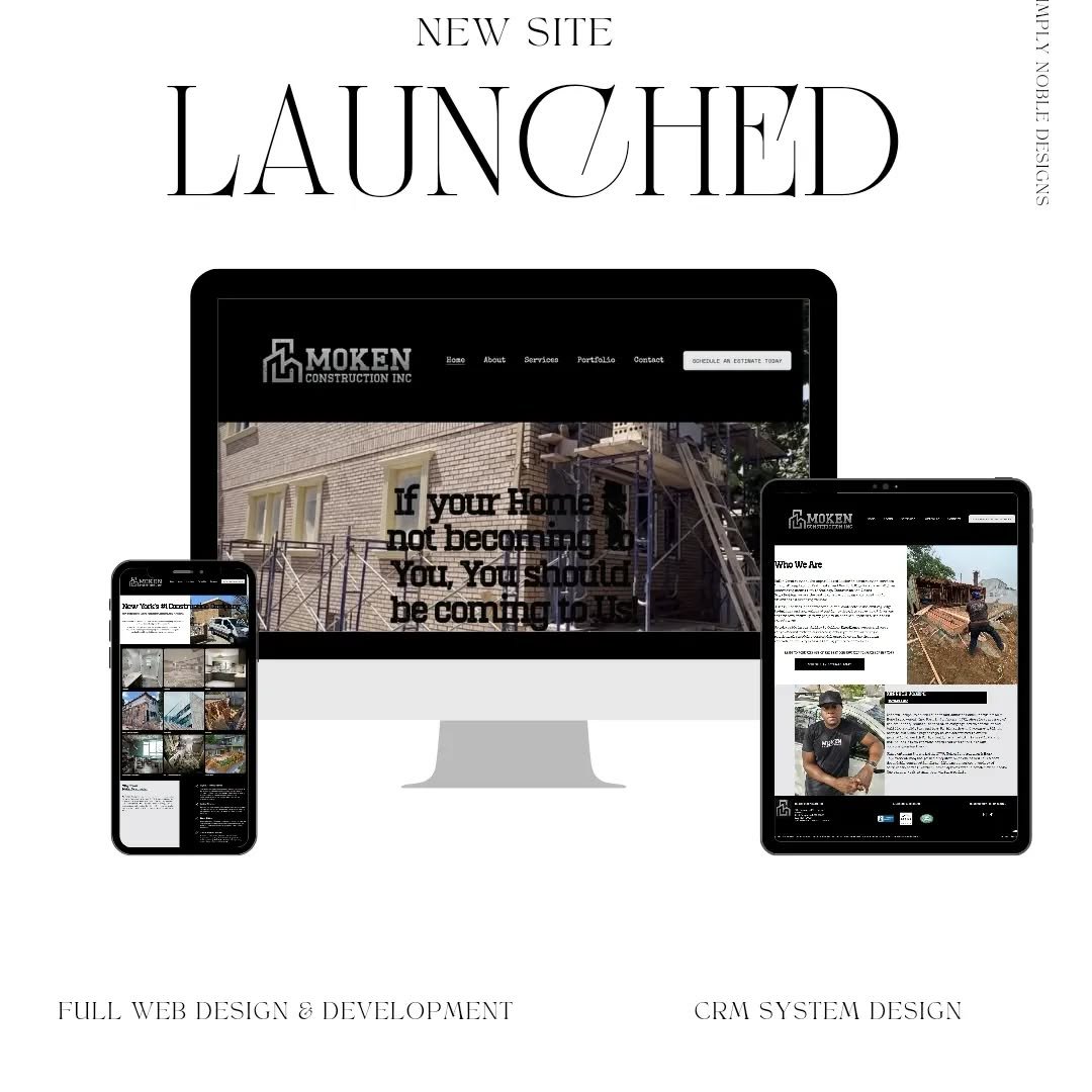 New Website Alert 🚨

I am excited to announce one of NY's top construction firms @mokenconstruction has launched their new website.

Looking for a company you can trust with your next project? Visit mokenconstruction.com

#newwebsitelaunch #newwebsi