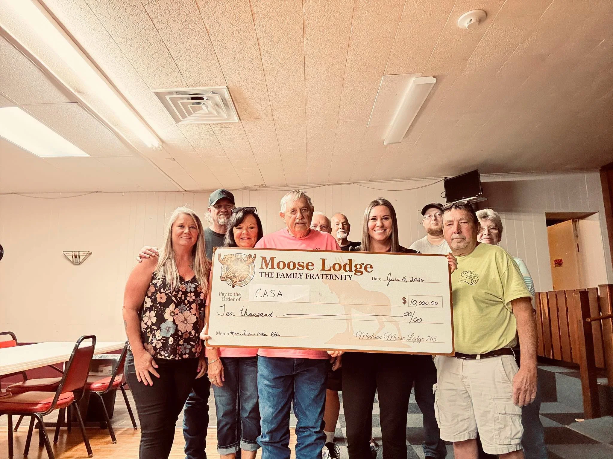 Moose Riders #765 Raises $10,000 for CASA of Jefferson County