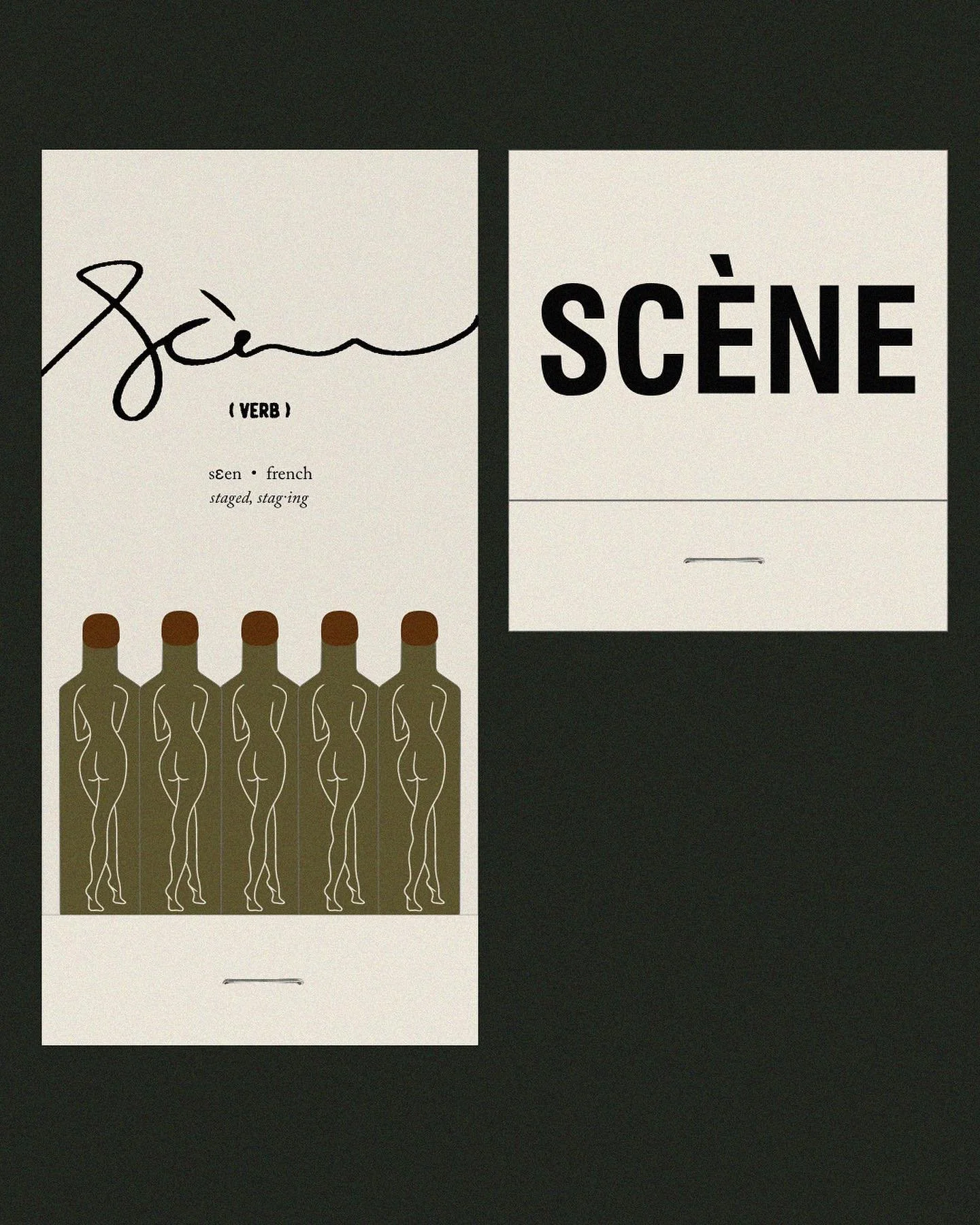 I mean it&rsquo;s not news that we&rsquo;re big fans of matchbooks. They&rsquo;re memorable, an incredible replacement for a business card, great leave-behinds, and just, like, fun.

When we first started working with Ellen on Sc&egrave;ne, she menti