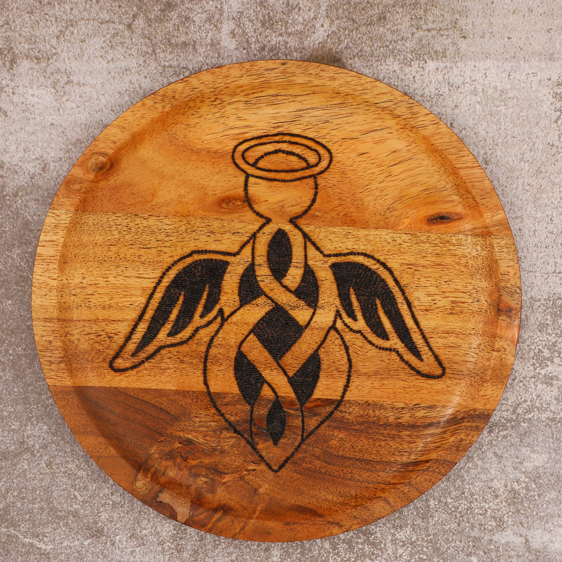 Celtic Angel 8" Round $77