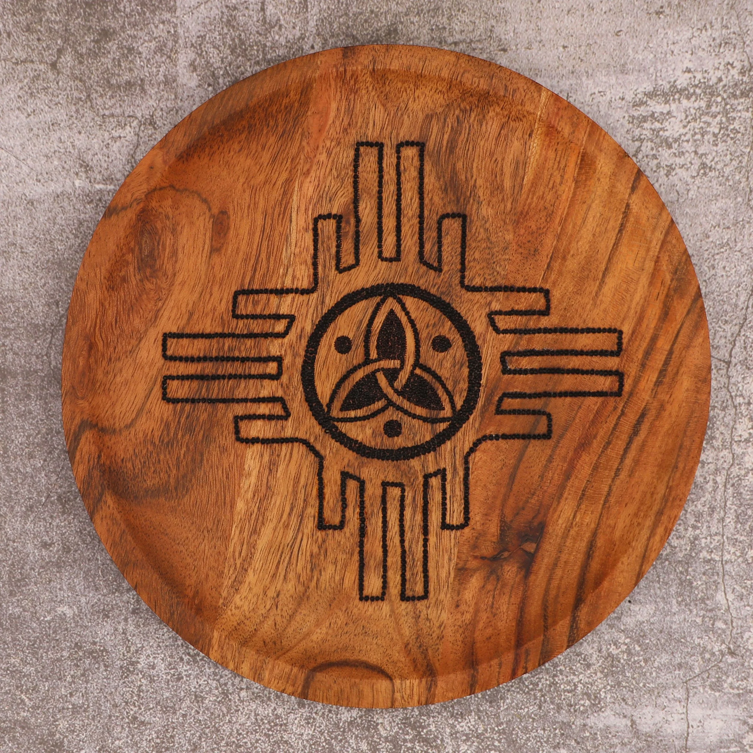 Zia Sun Trinity Knot 8" Round $77