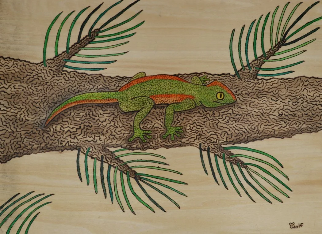 Lucky Lizard 12"x16" $575