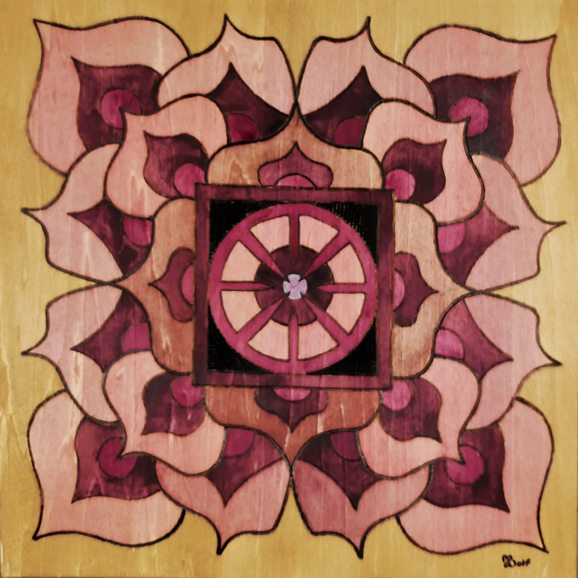 Violet Insight 12"x12" $220