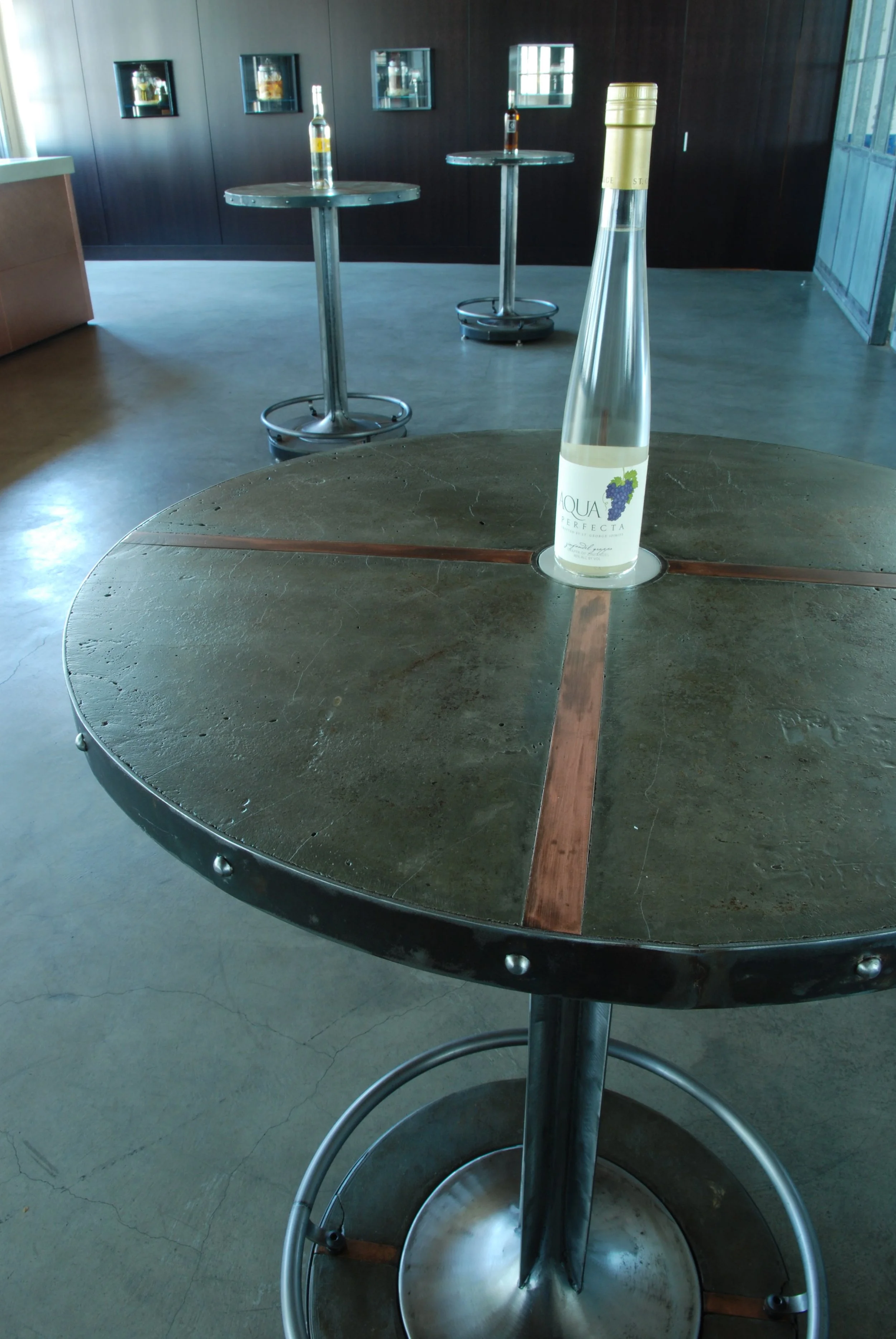 Tasting Room Bar Tables at St George Spirits in Alameda