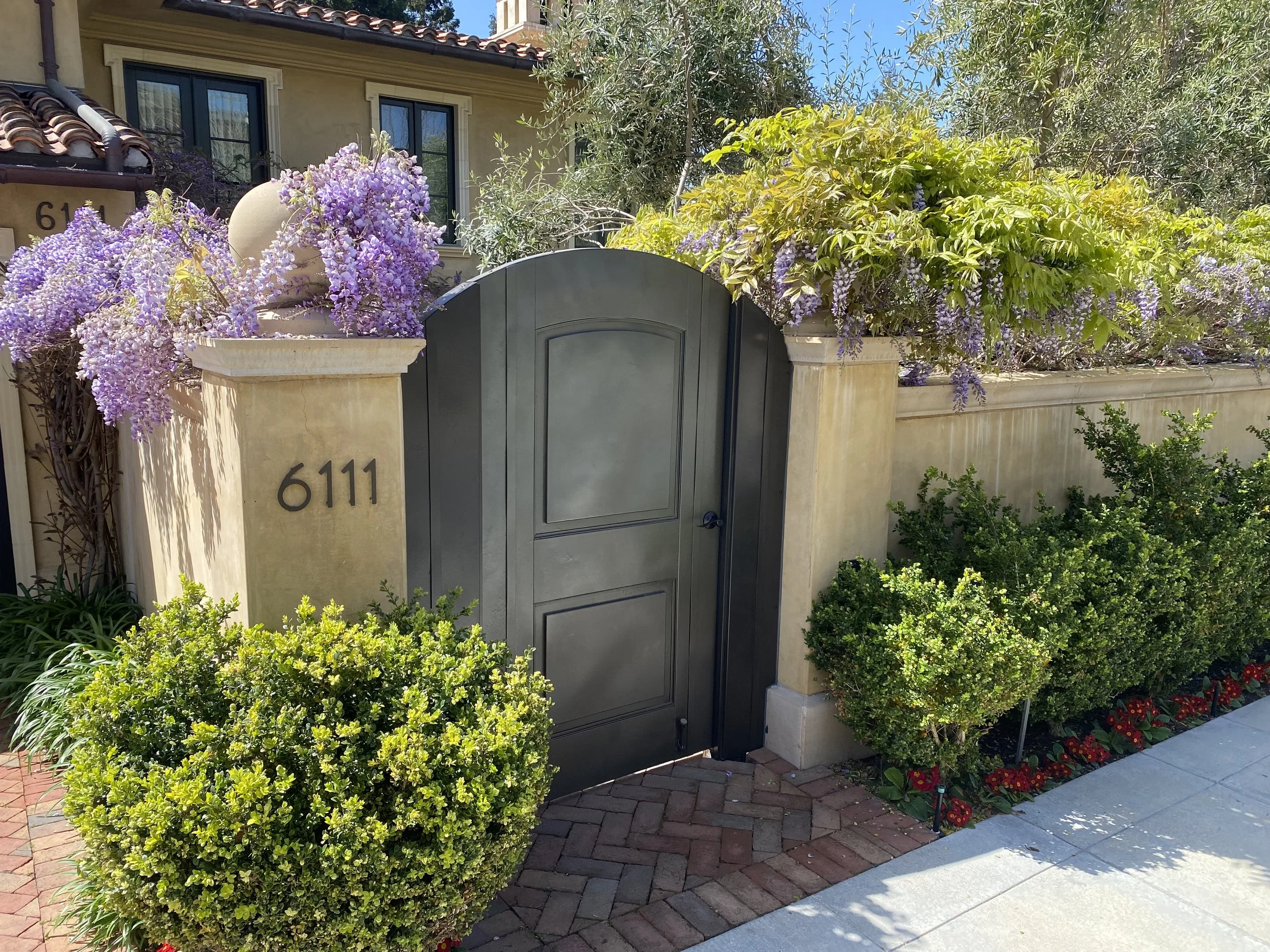 Custom Steel Exterior Gate - Private Residence