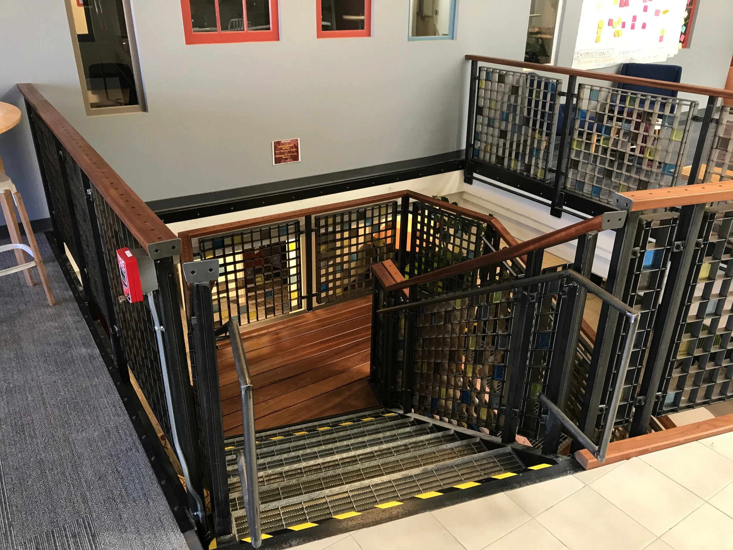Impact Hub Custom Staircase
