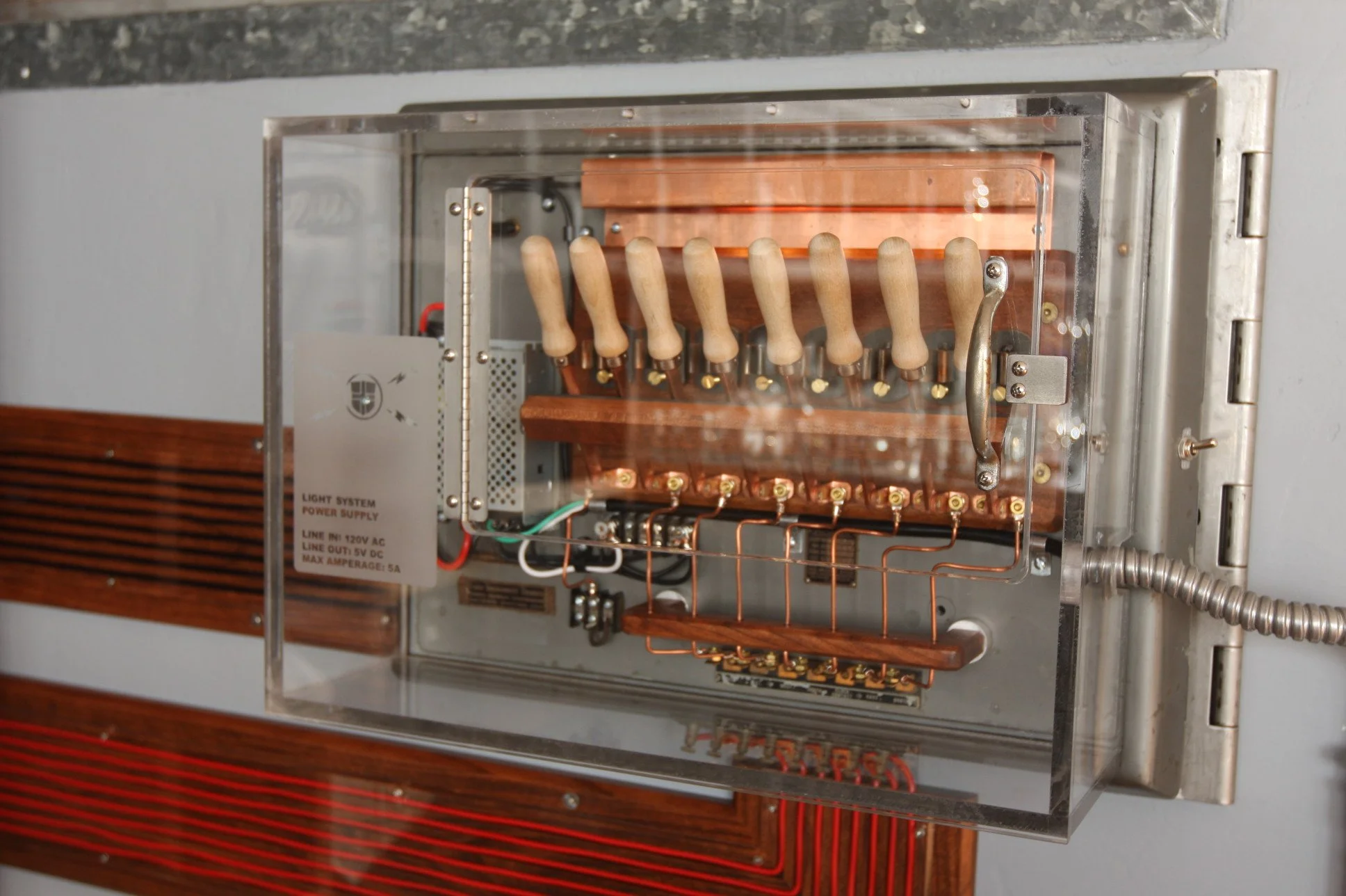 St George Spirits Custom Barback Light Switch