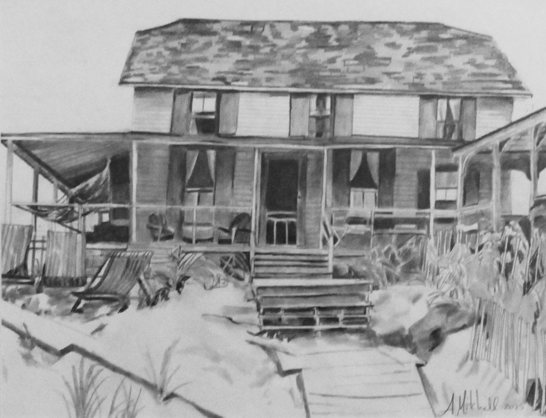 The Plum House
11x14
Graphite on Paper
2025