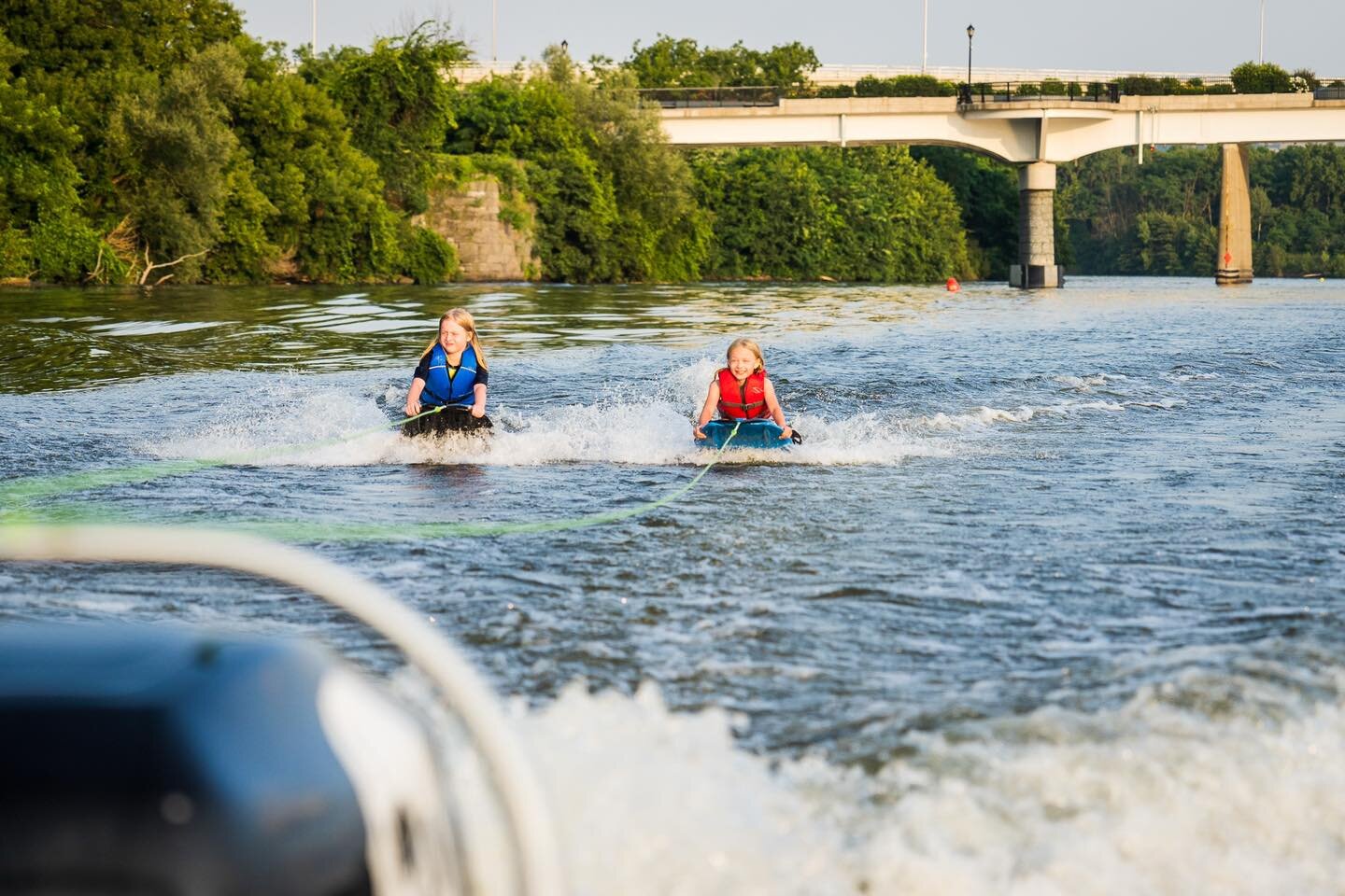 How many Loopers can say they knee boarded on the Erie Canal?!

[REAL-TIME UPDATE!]
We&rsquo;ve been at the wall in Amsterdam today and found that the X-Squad Water Ski Show Team kids were practicing this evening.

This thirty year old program allows