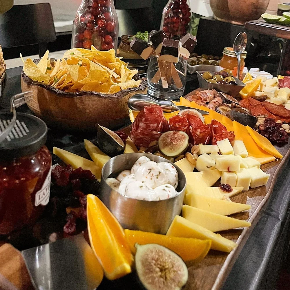 Charcuterie and cheese board for a private event