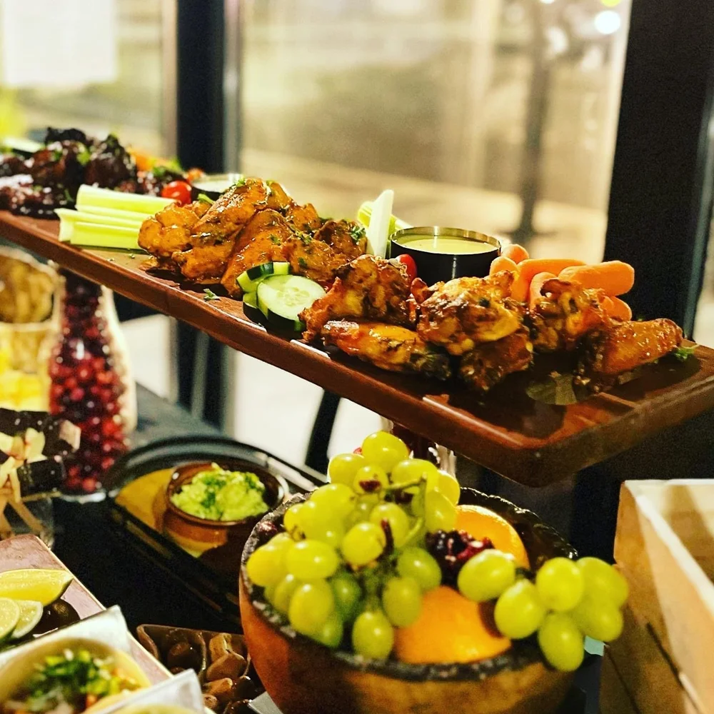 Shareable platters for a private event