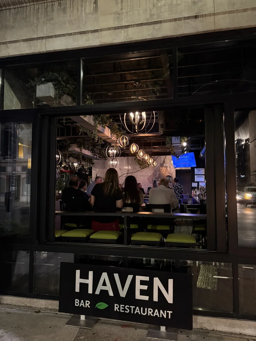 Haven Bar & Restaurant storefront on North Main Street in Port Chester, NY