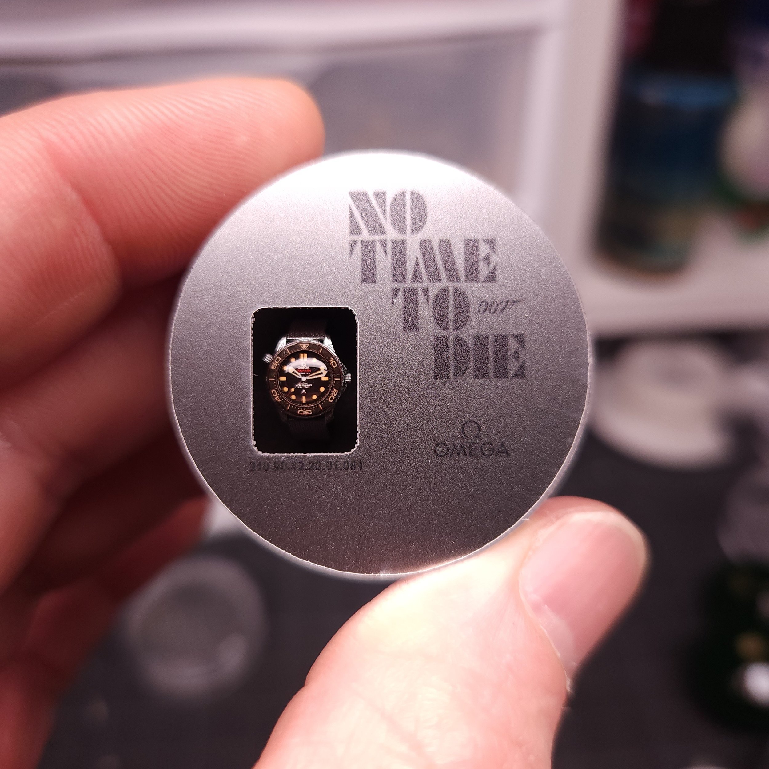 210.90.42.20.01.001 miniature watch replica (James Bond - No Time to Die)