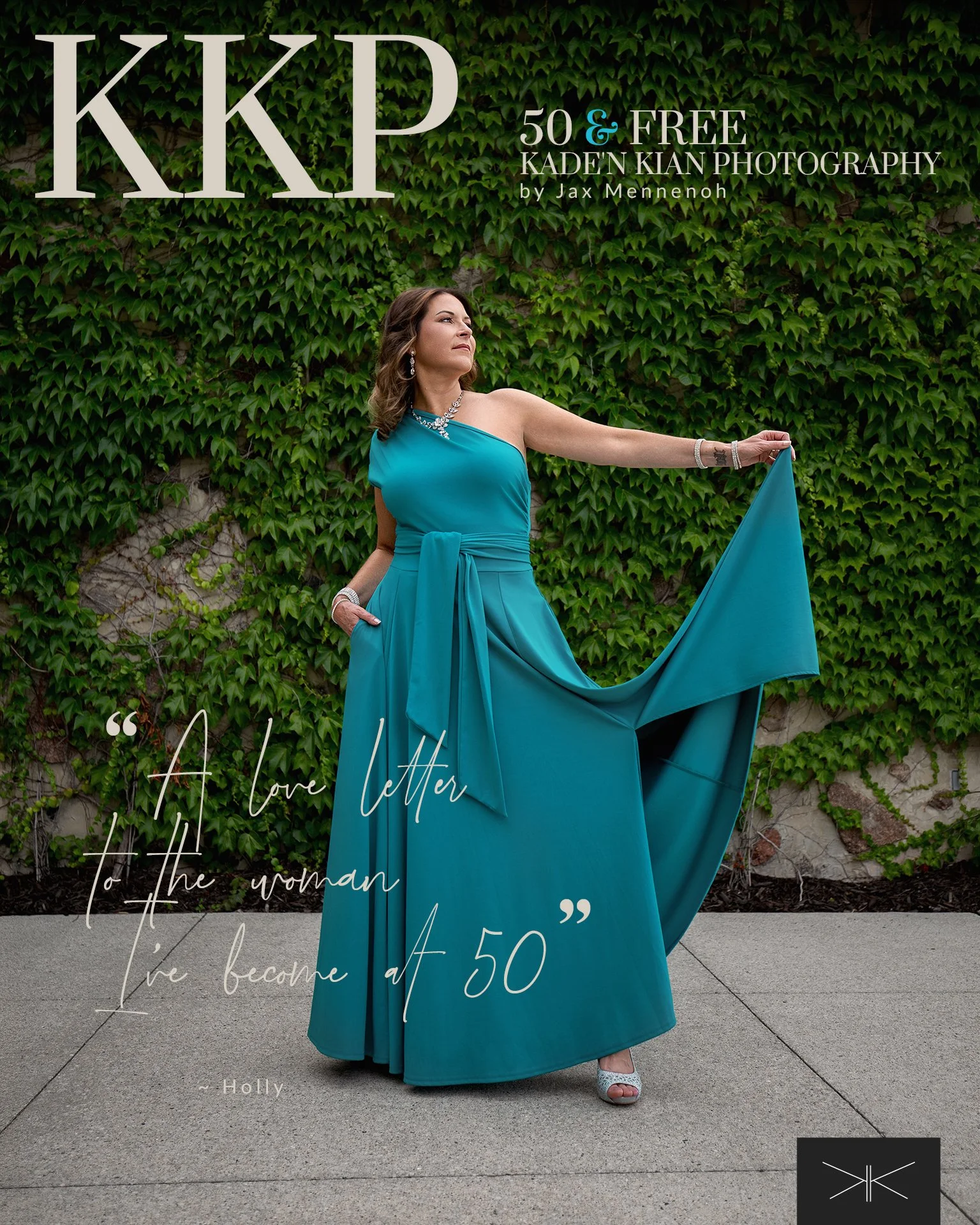 She isn't rediscovering herself... she's celebrating herself.

Meet the incredible woman who kicked off my 50 &amp; FREE portrait series.

At 50, she's confident, luminous, and completely at home in her own skin, and it was an absolute joy to capture